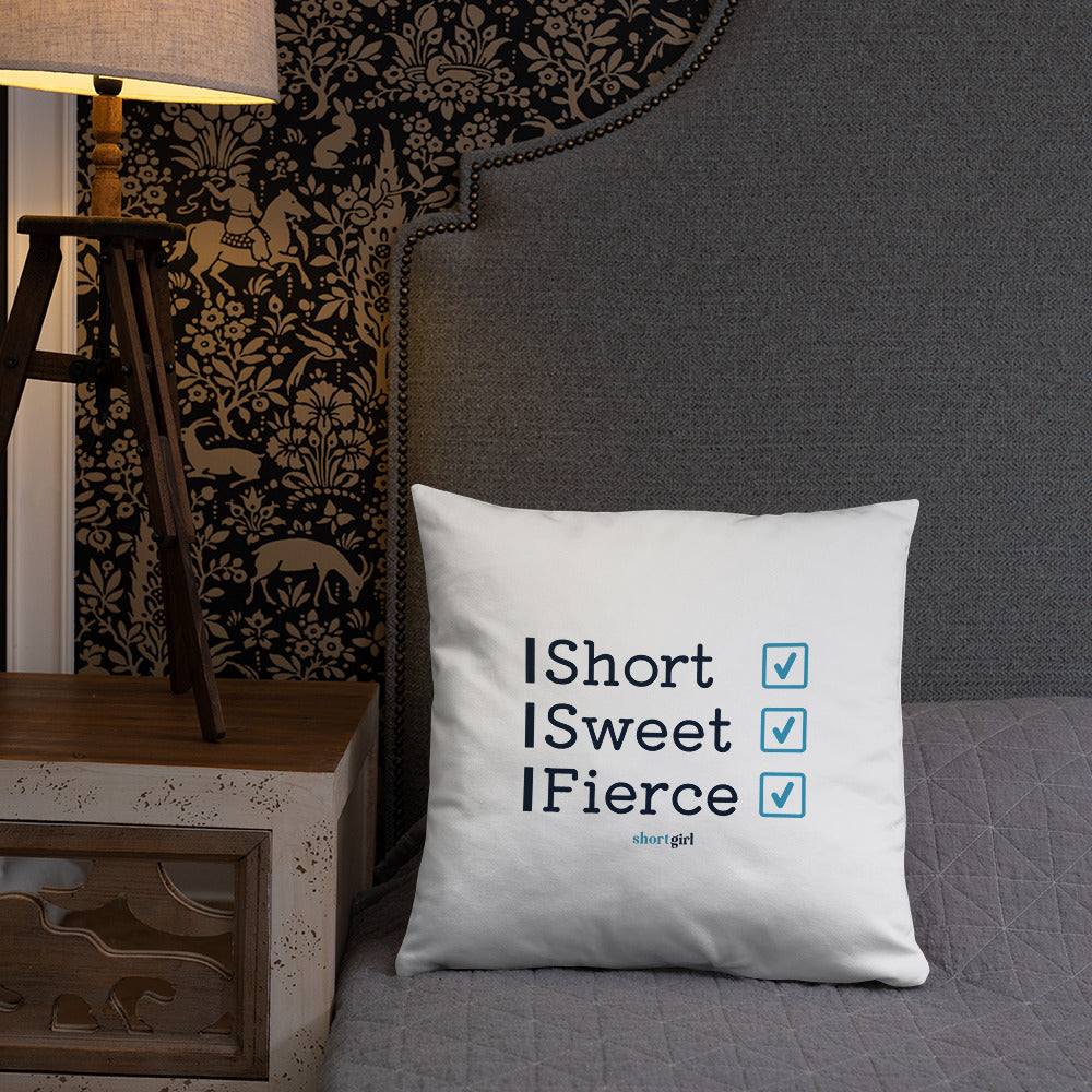 Basic Pillow - Short, Sweet, Fierce