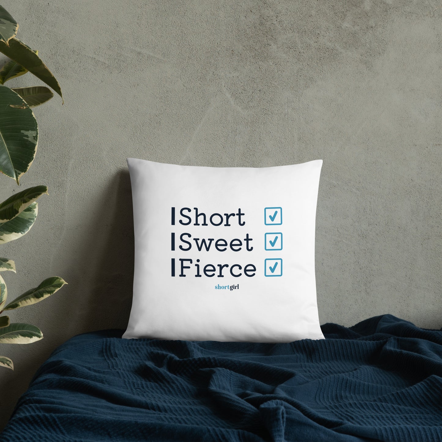 Basic Pillow - Short, Sweet, Fierce