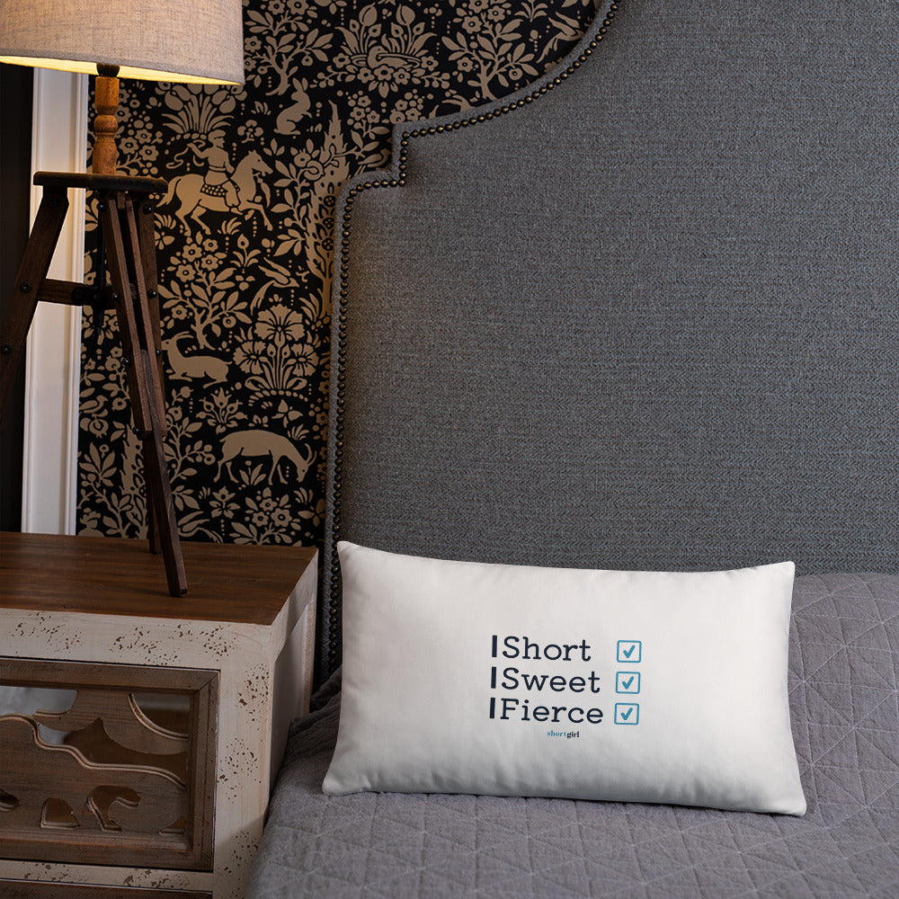 Basic Pillow - Short, Sweet, Fierce