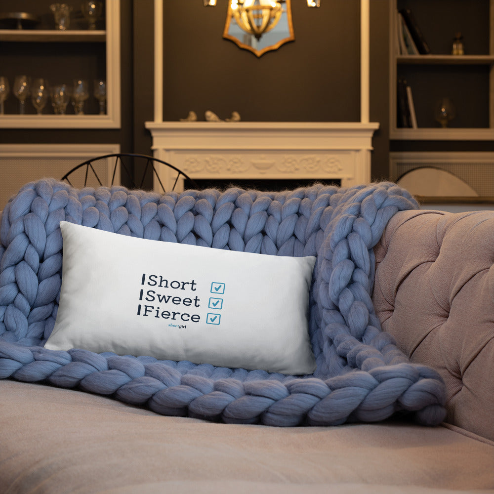 Basic Pillow - Short, Sweet, Fierce
