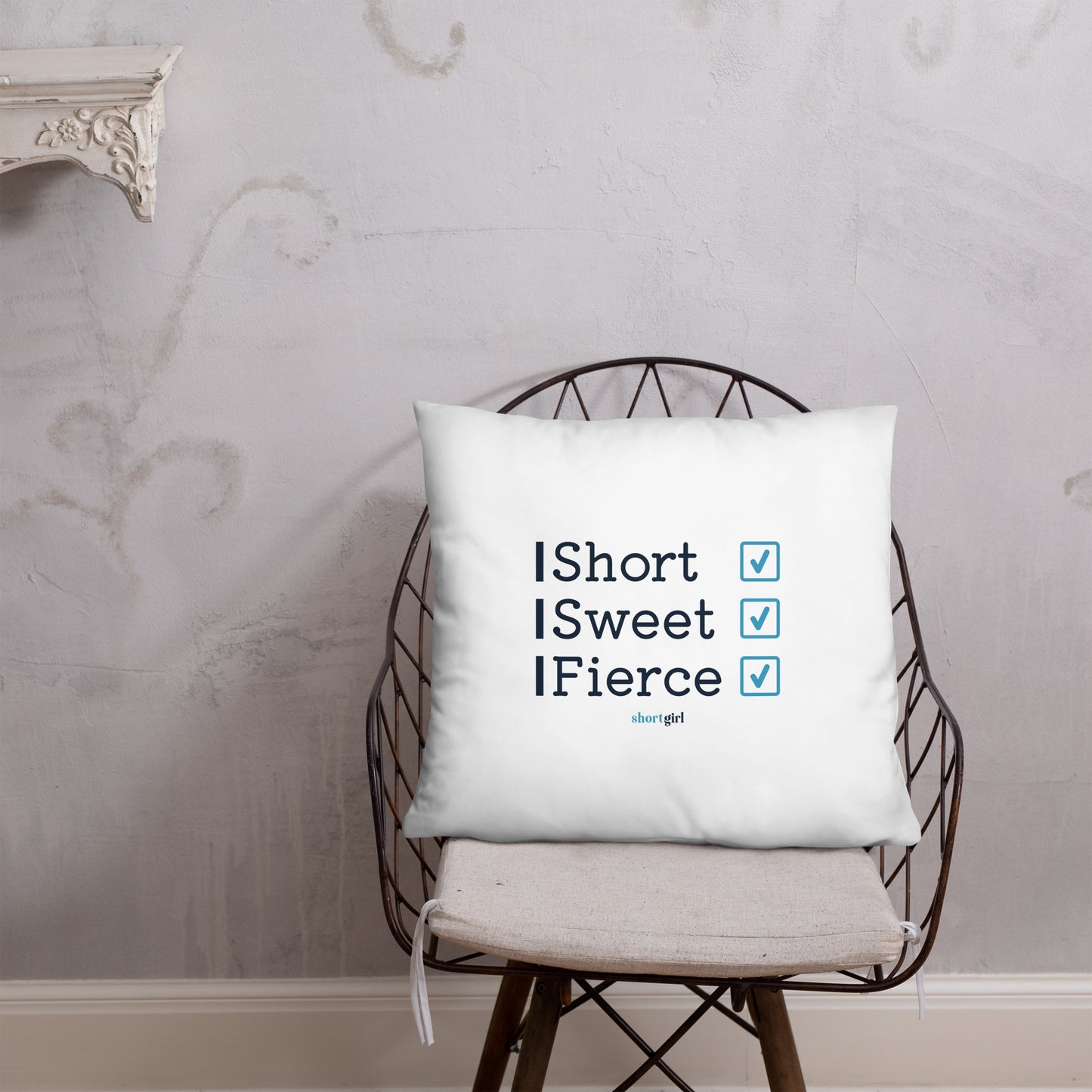 Basic Pillow - Short, Sweet, Fierce