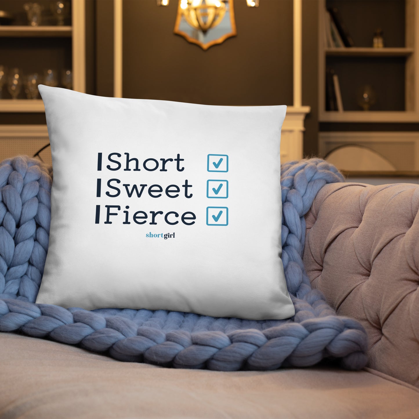 Basic Pillow - Short, Sweet, Fierce
