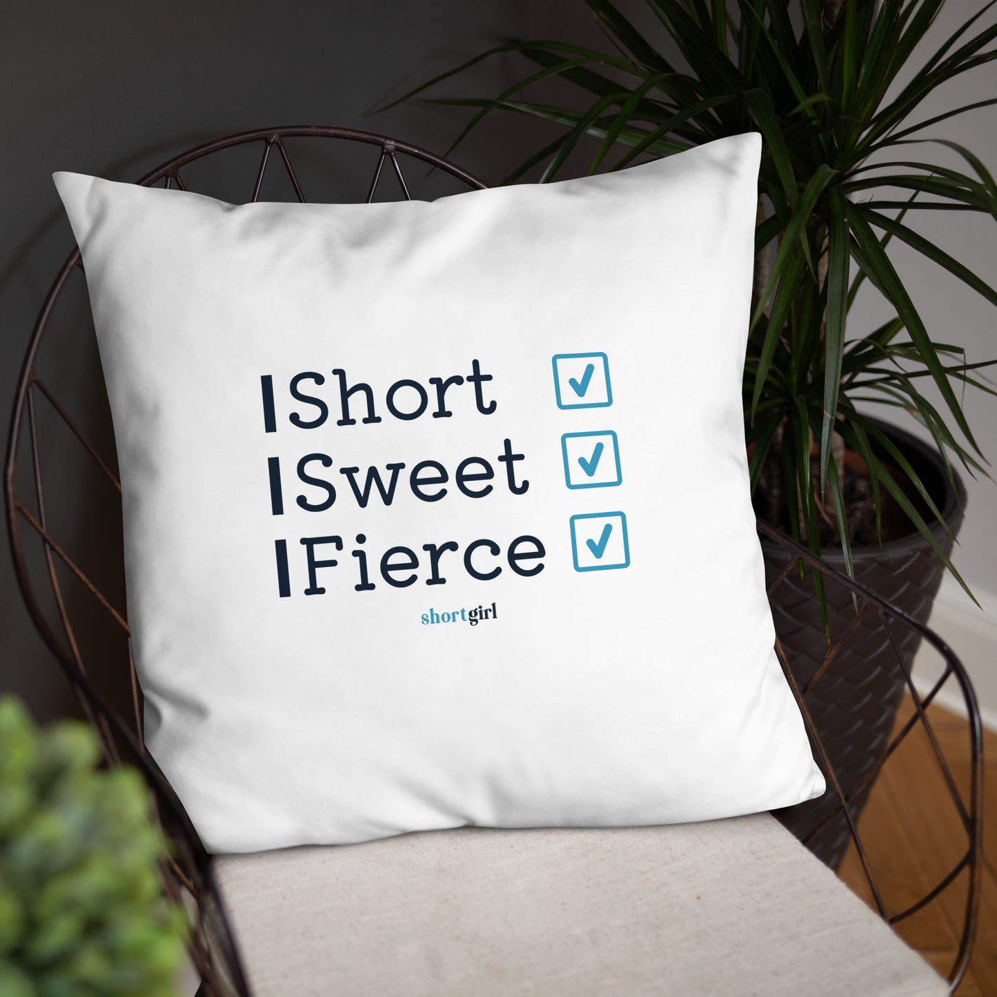 Basic Pillow - Short, Sweet, Fierce