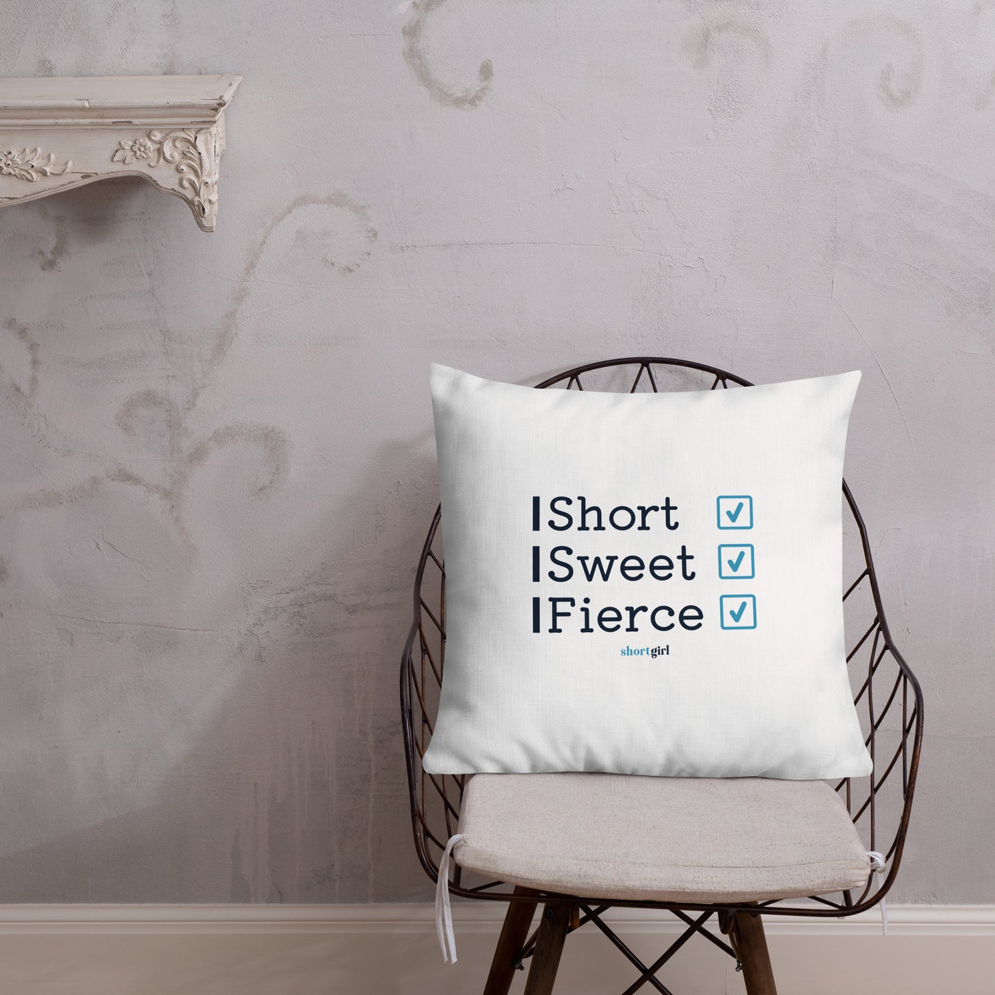 Premium Pillow - Short, Sweet, Fierce