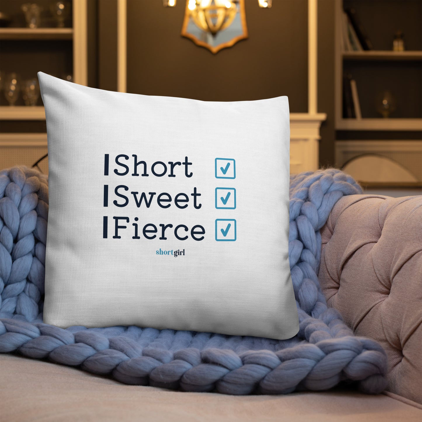 Premium Pillow - Short, Sweet, Fierce