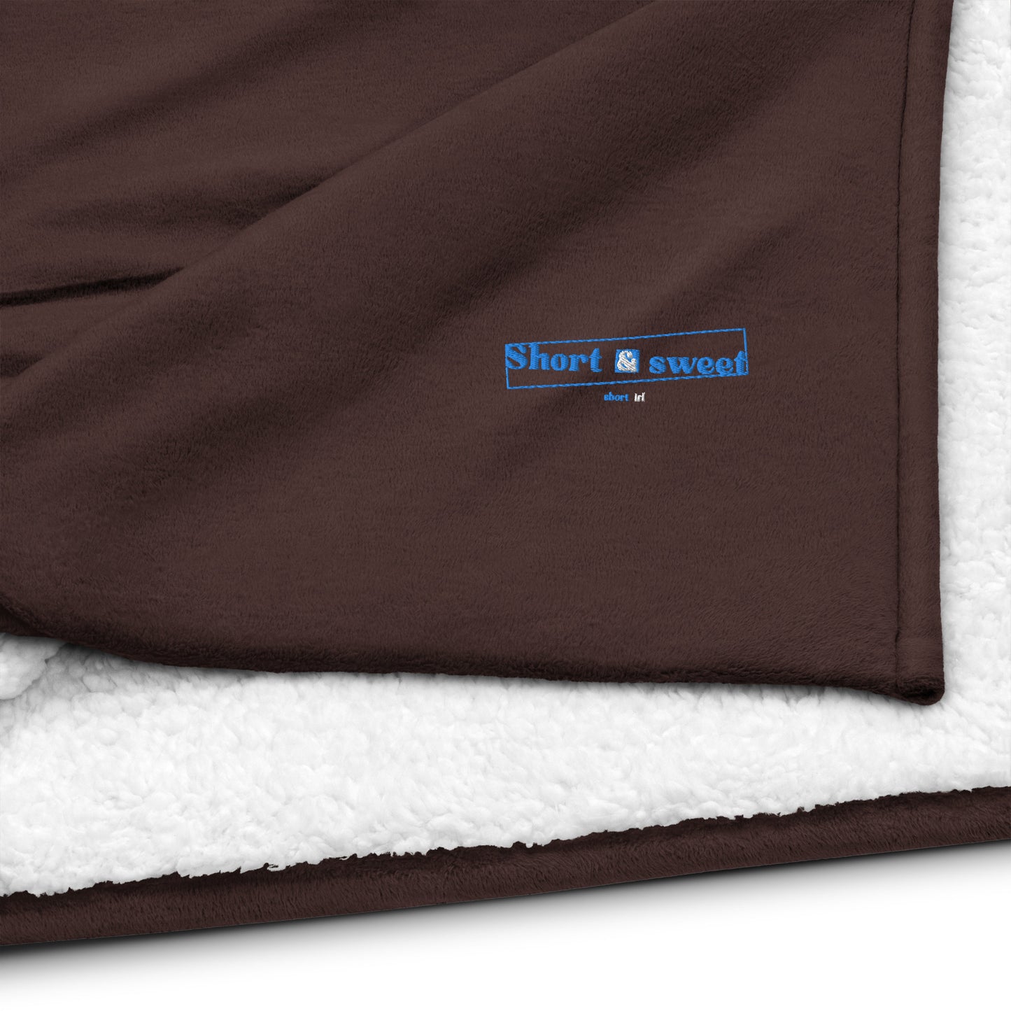 Premium sherpa blanket - Short & sweet