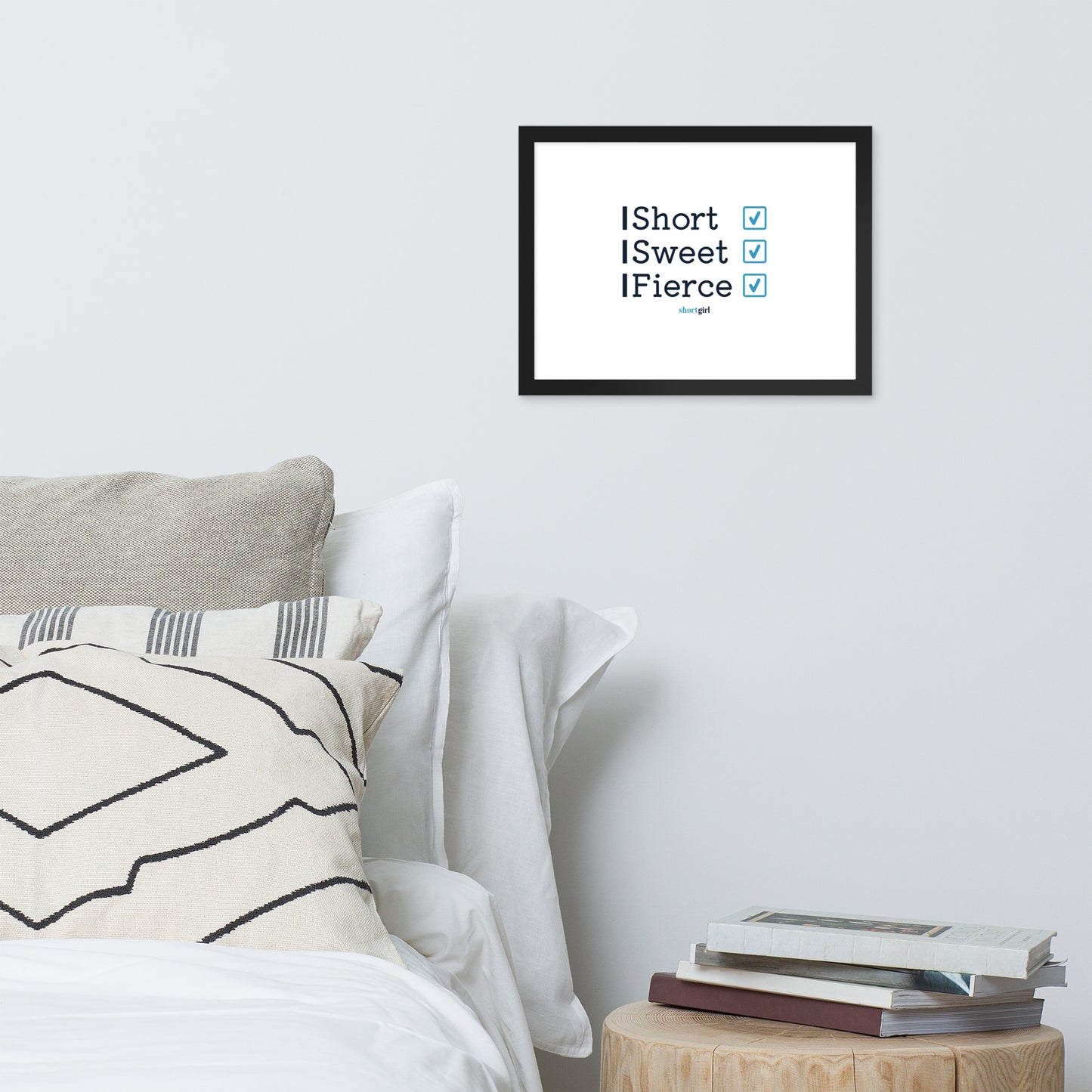 Framed poster - Short, Sweet, Fierce