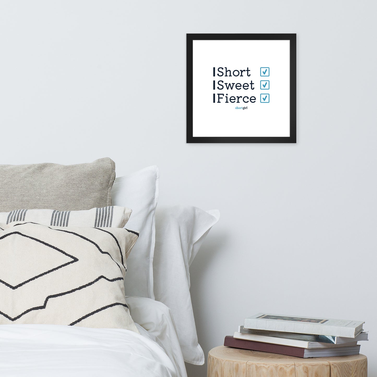 Framed poster - Short, Sweet, Fierce
