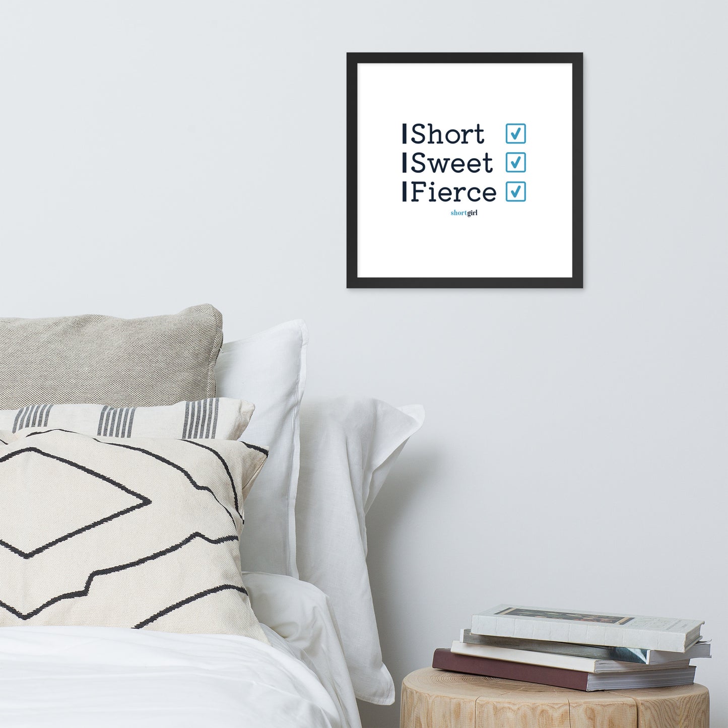 Framed poster - Short, Sweet, Fierce