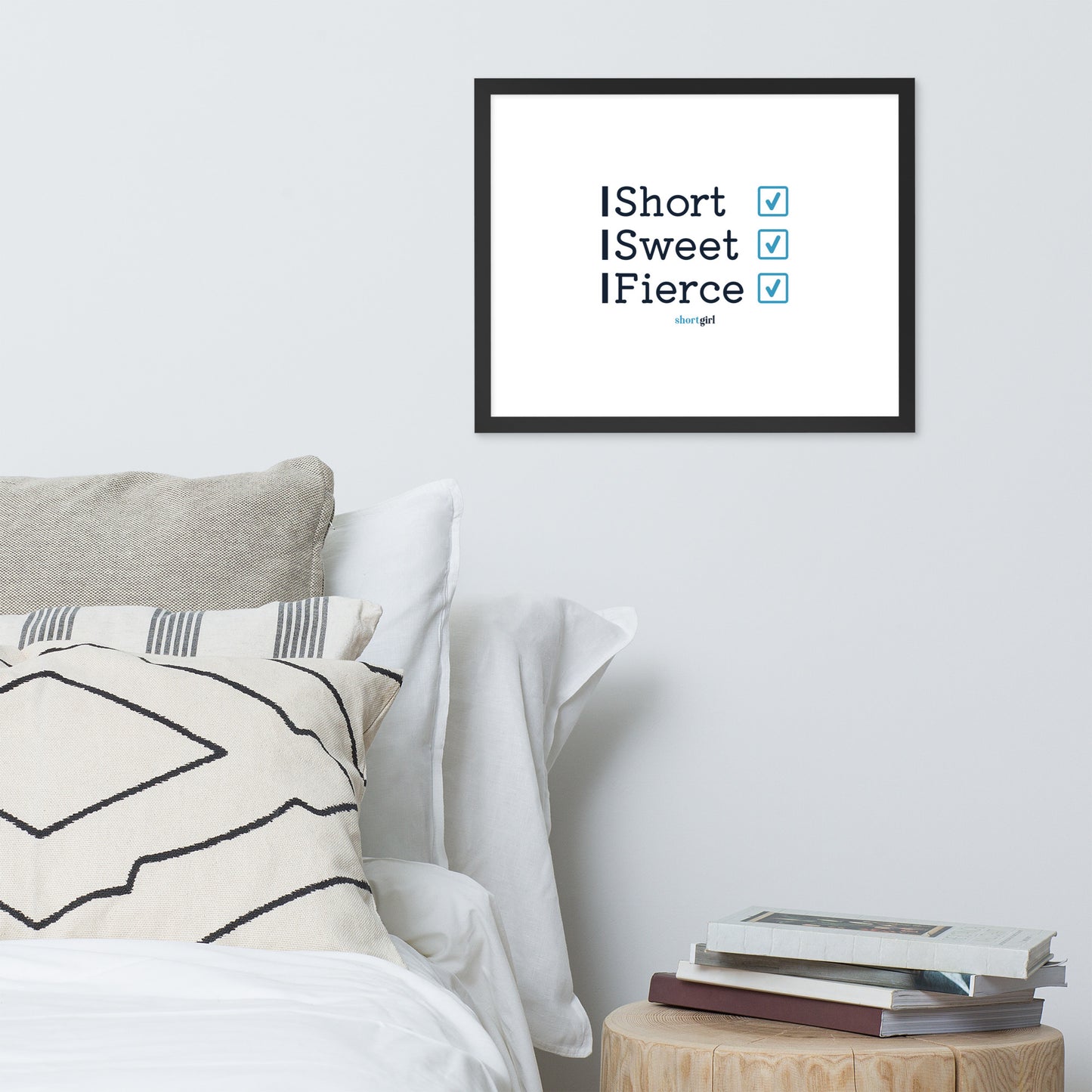 Framed poster - Short, Sweet, Fierce