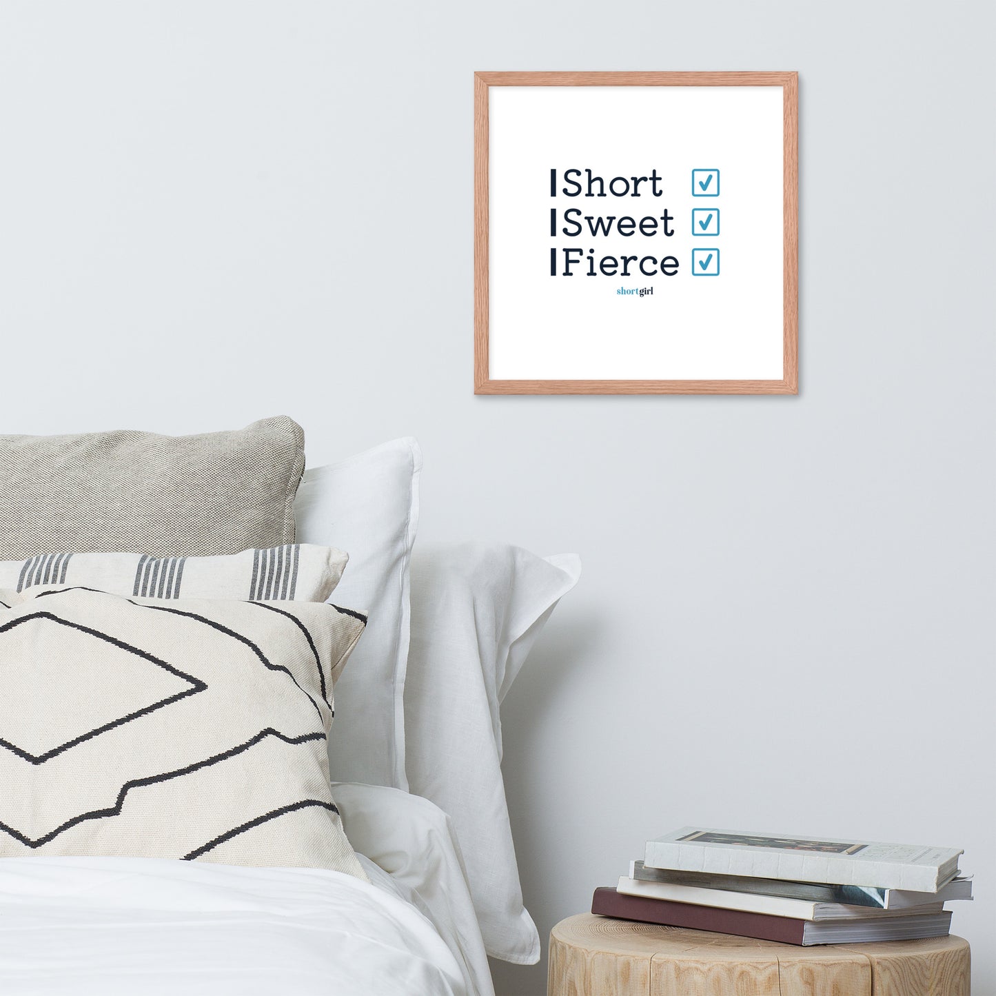 Framed poster - Short, Sweet, Fierce