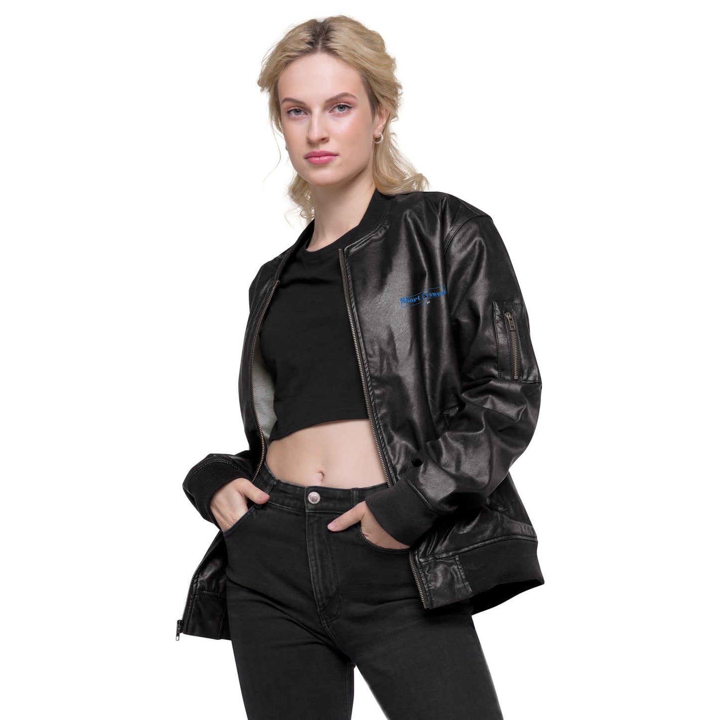 Leather Bomber Jacket - Short & sweet