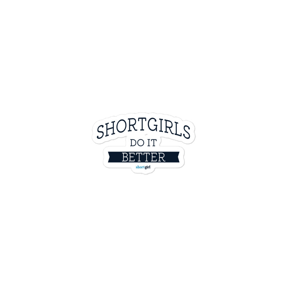Bubble-free stickers - shortgirl do it better