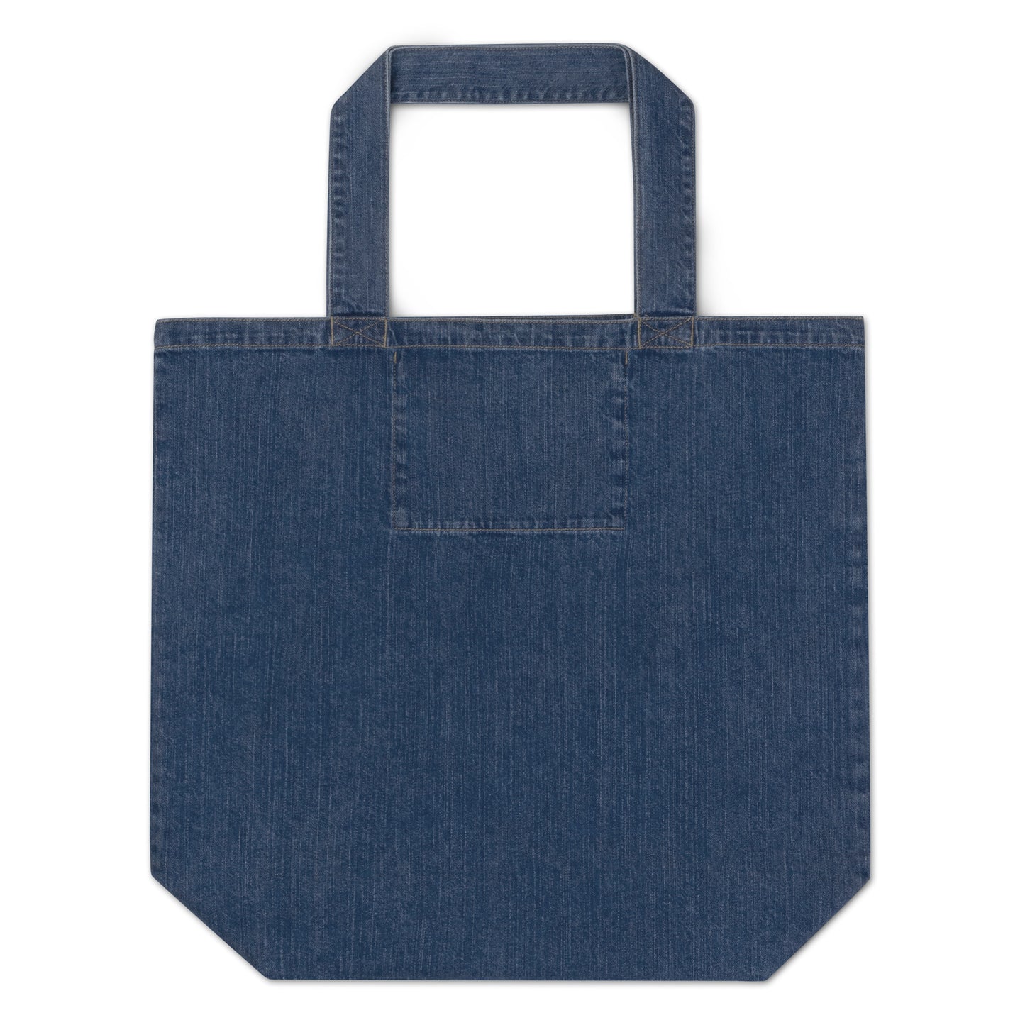 Organic denim tote bag - Everyone loves a shortgirl