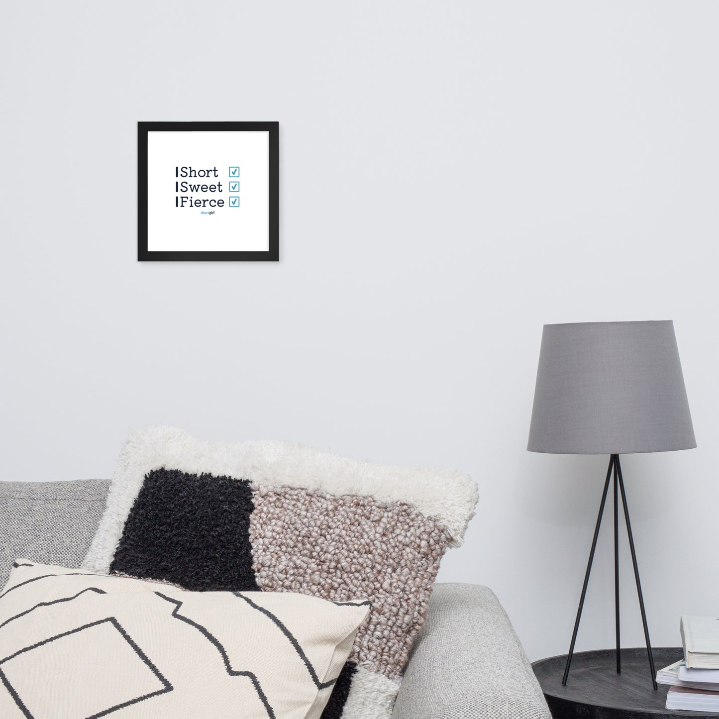 Framed photo paper poster - Short, Sweet, Fierce