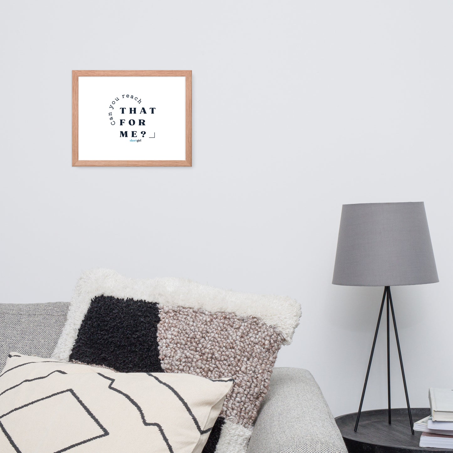 Framed photo paper poster - Can you reach that for me?