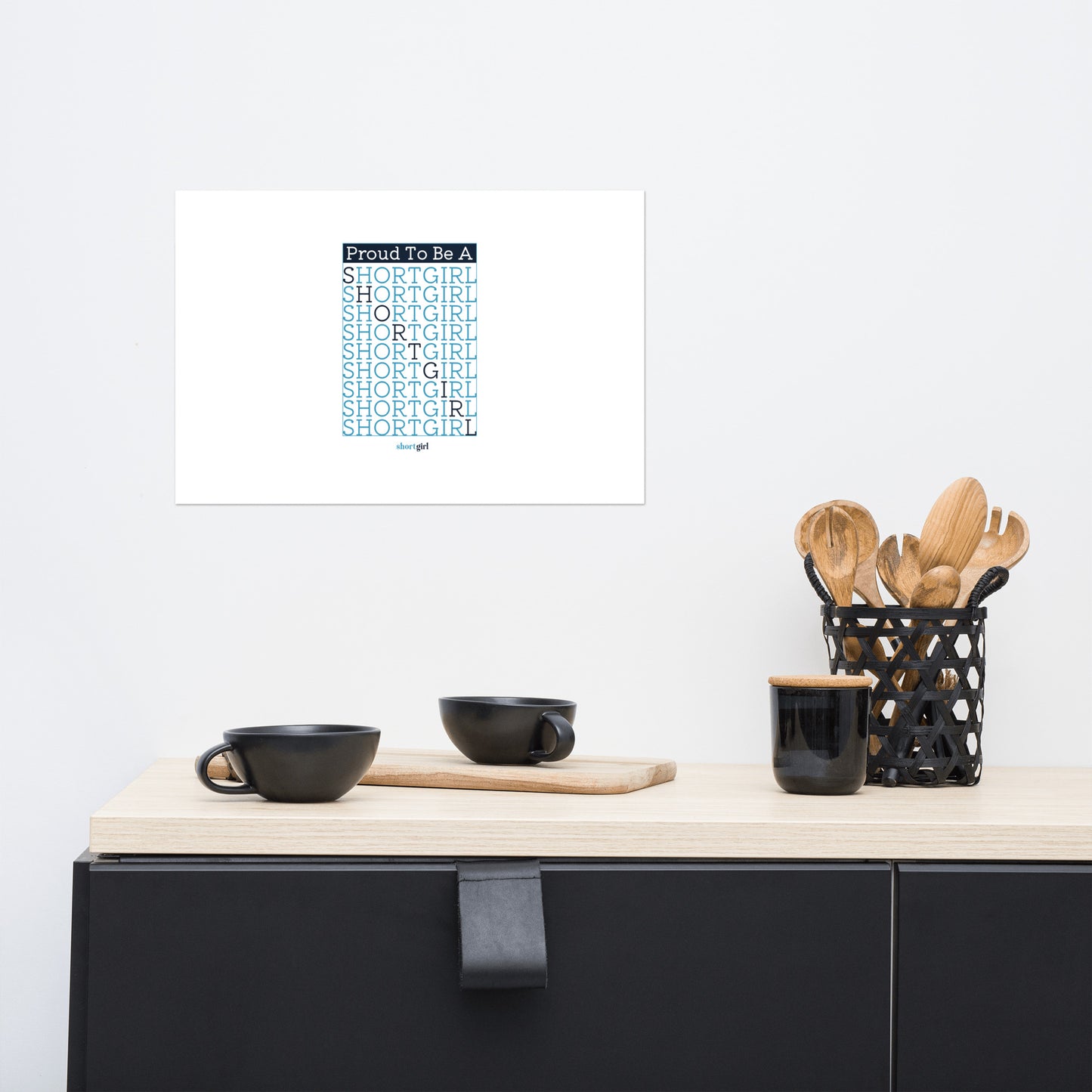 Photo paper poster - Proud to be a shortgirl