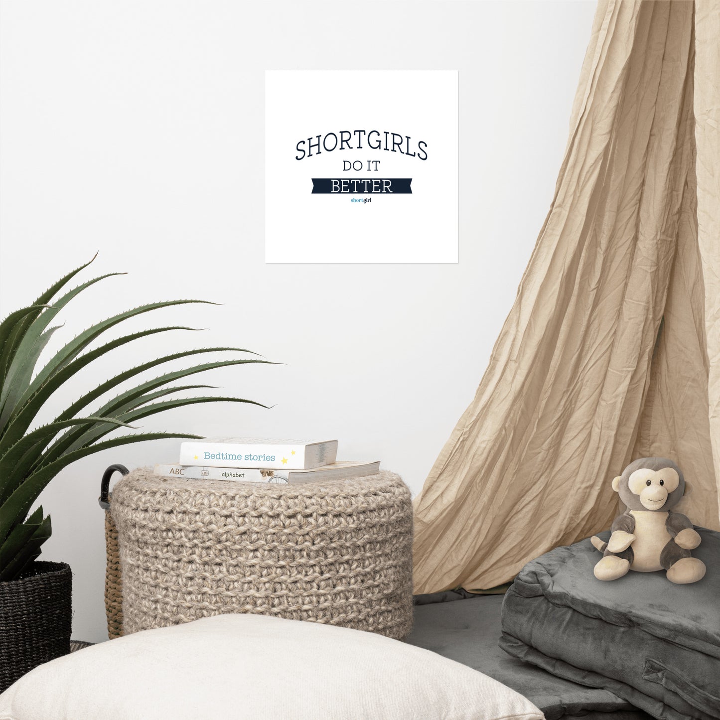 Photo paper poster - shortgirl do it better