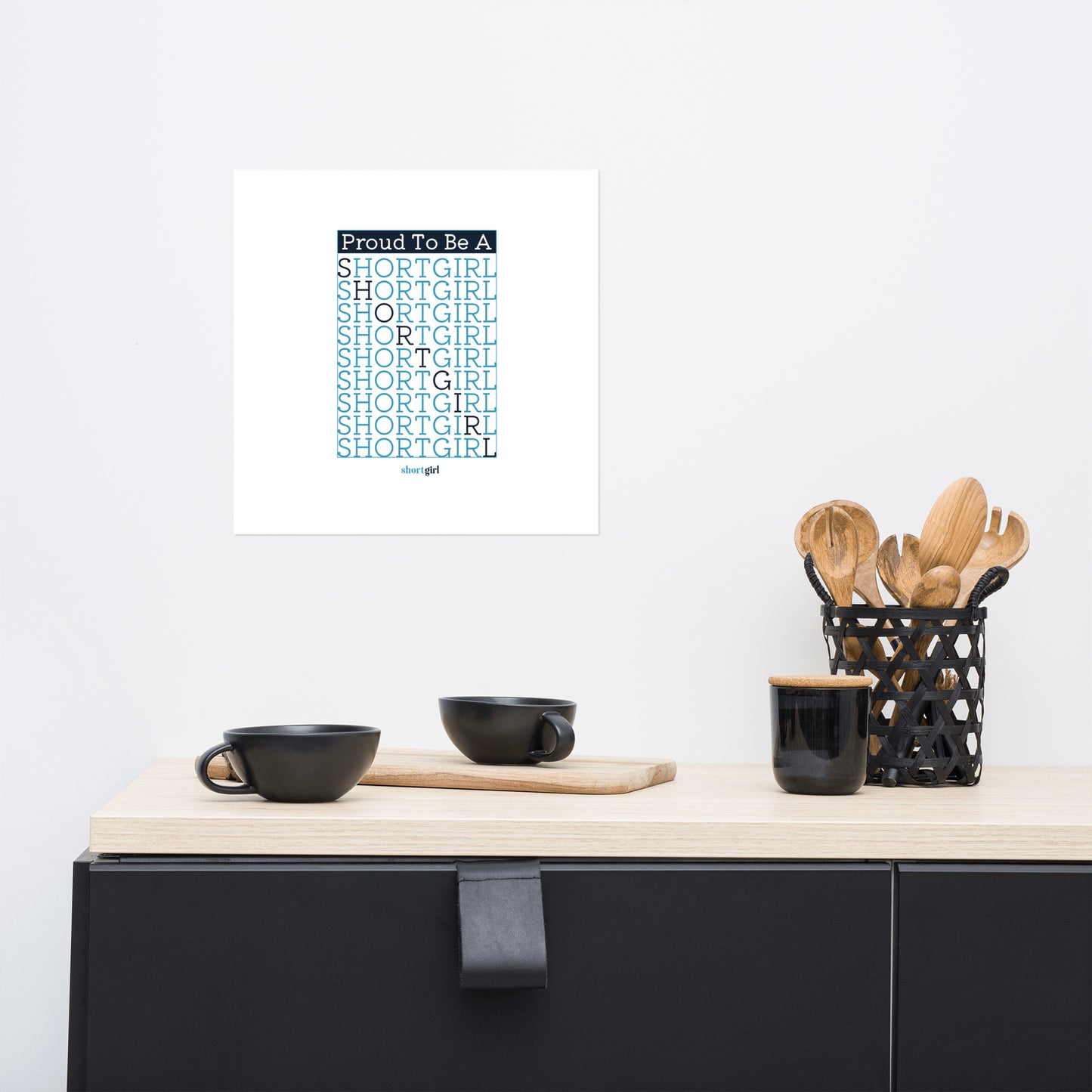 Photo paper poster - Proud to be a shortgirl