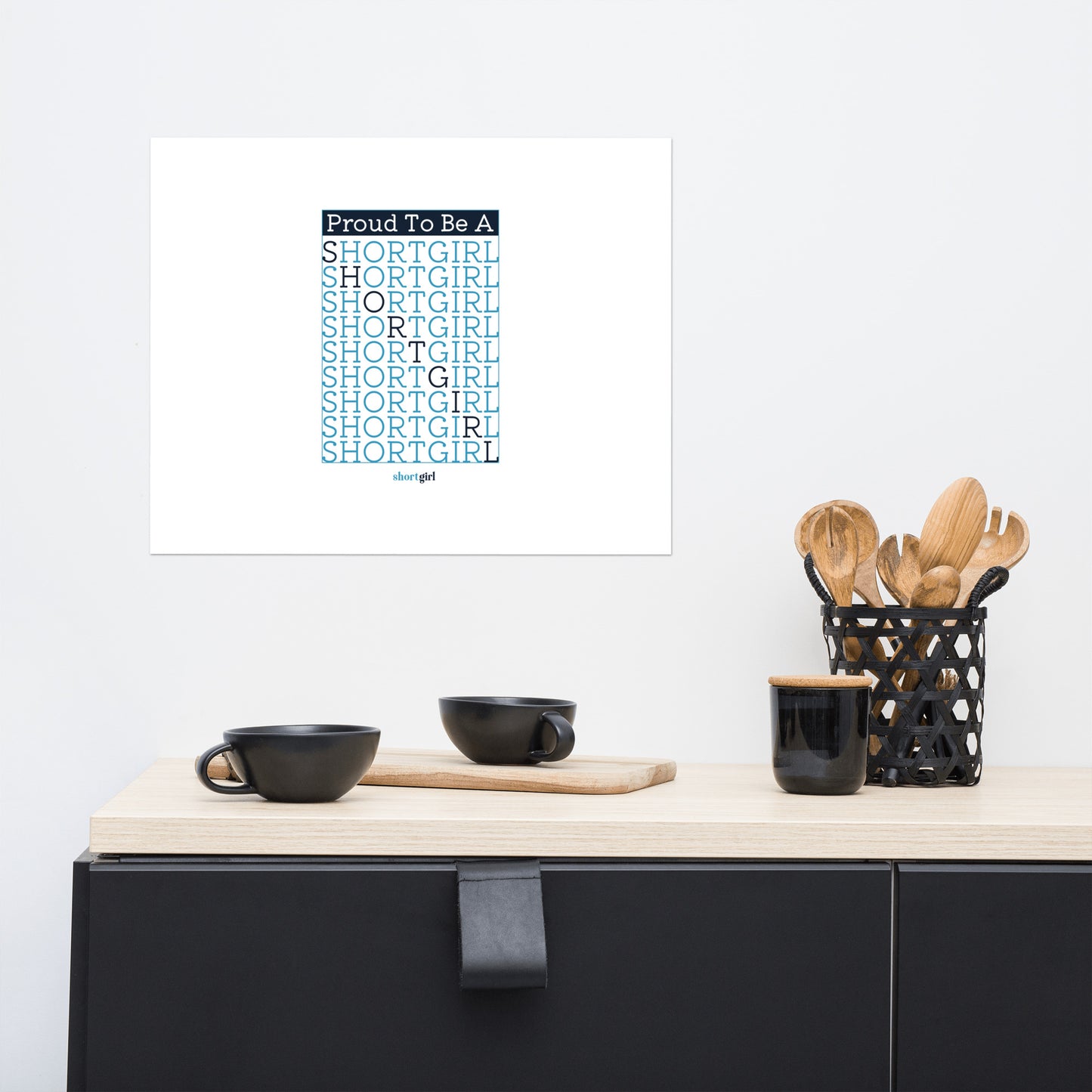 Photo paper poster - Proud to be a shortgirl