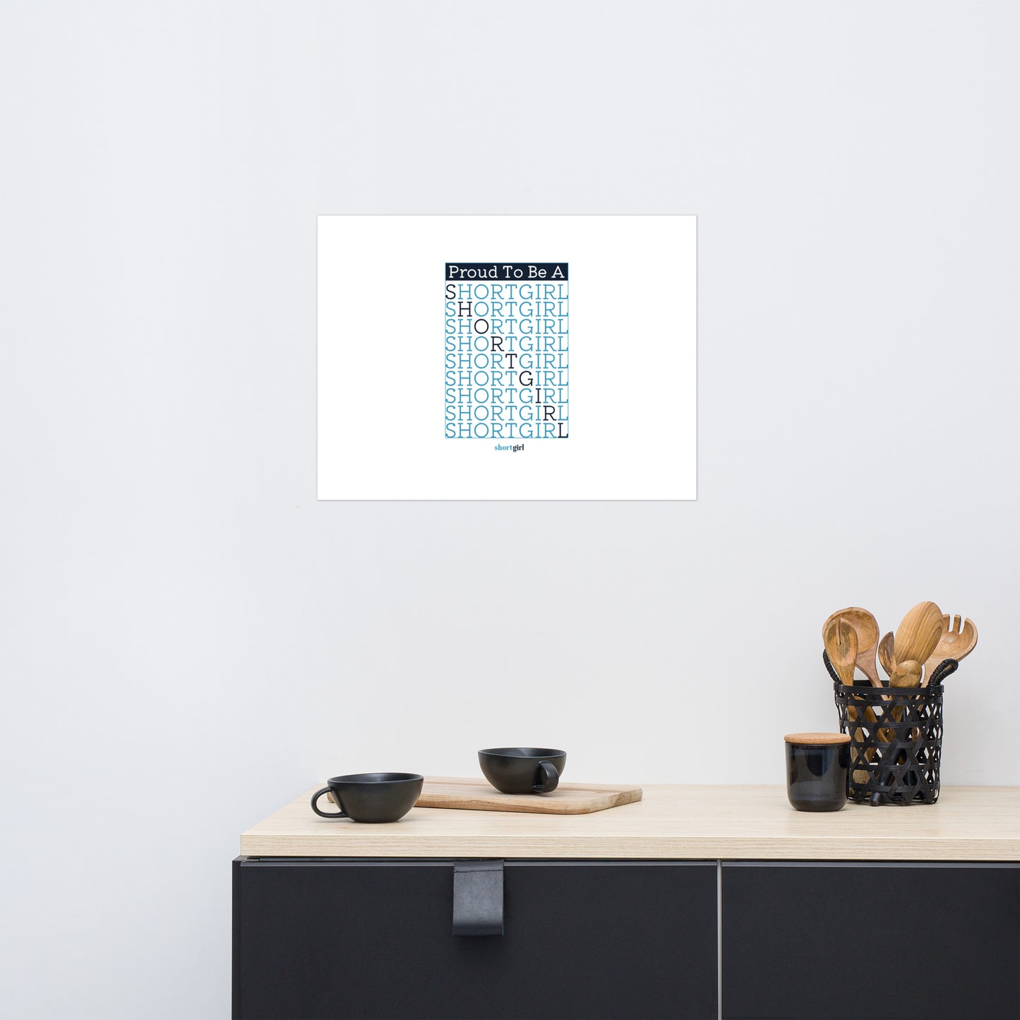 Photo paper poster - Proud to be a shortgirl