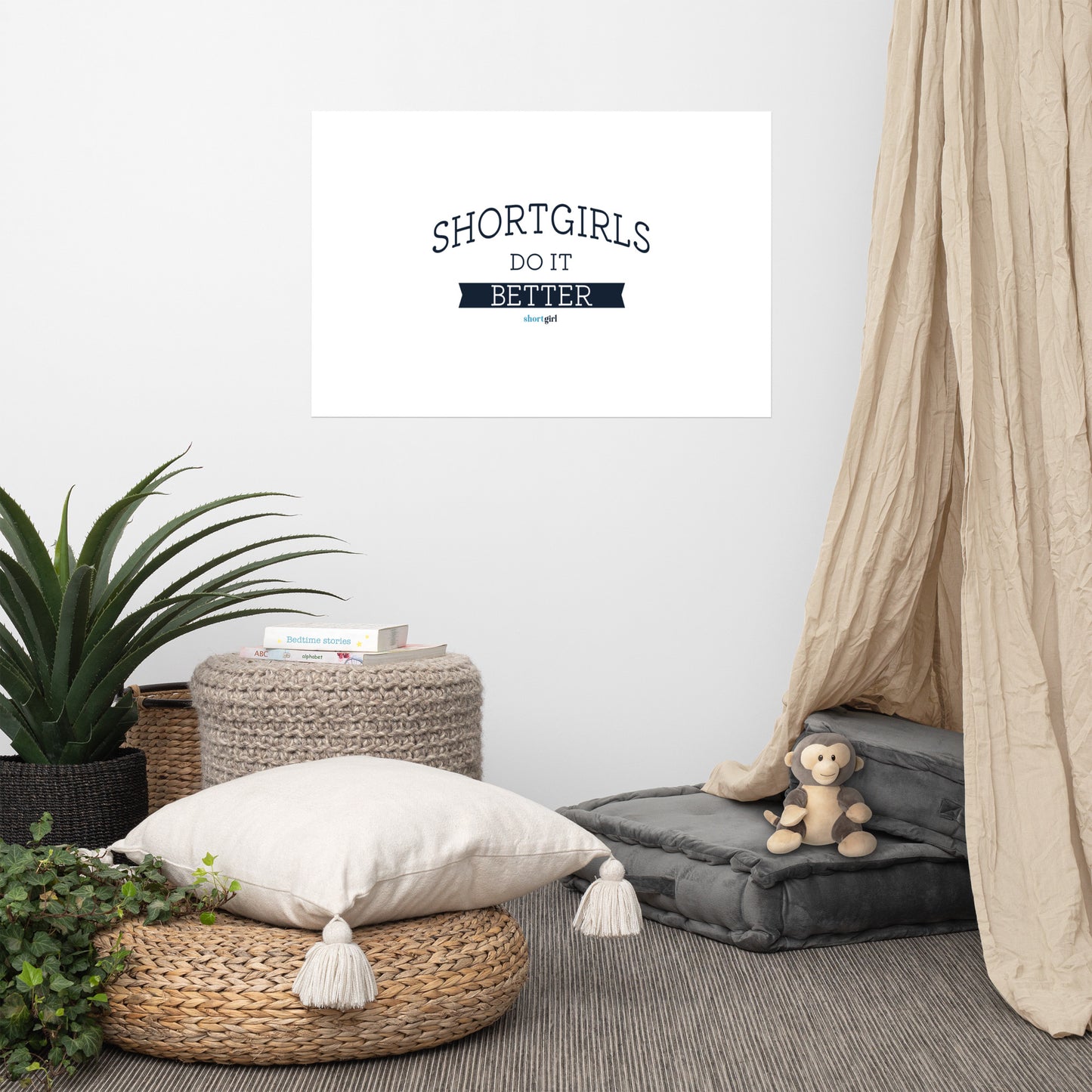 Photo paper poster - shortgirl do it better