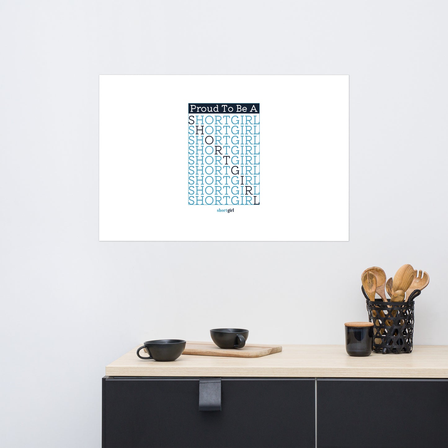 Photo paper poster - Proud to be a shortgirl
