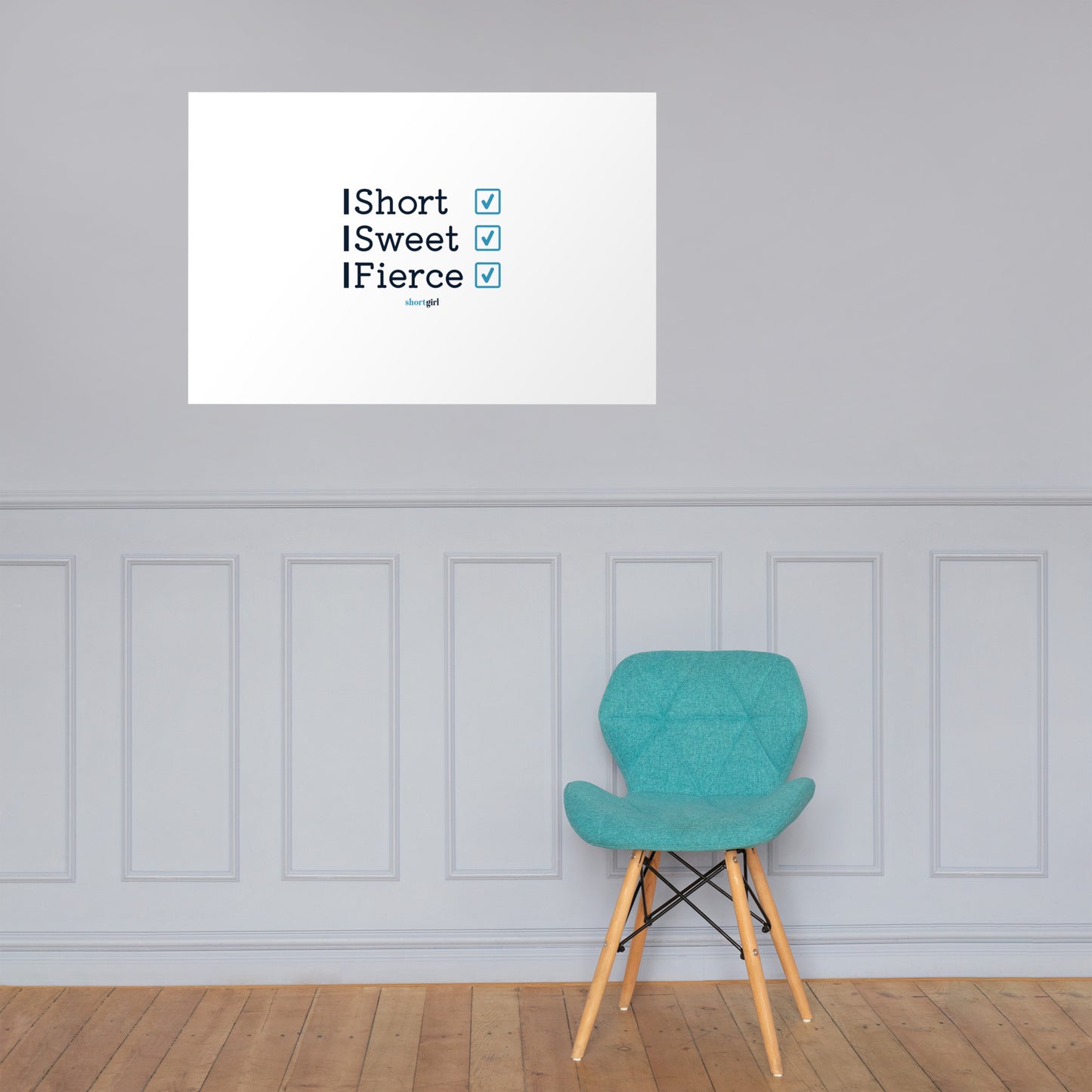 Photo paper poster - Short, Sweet, Fierce