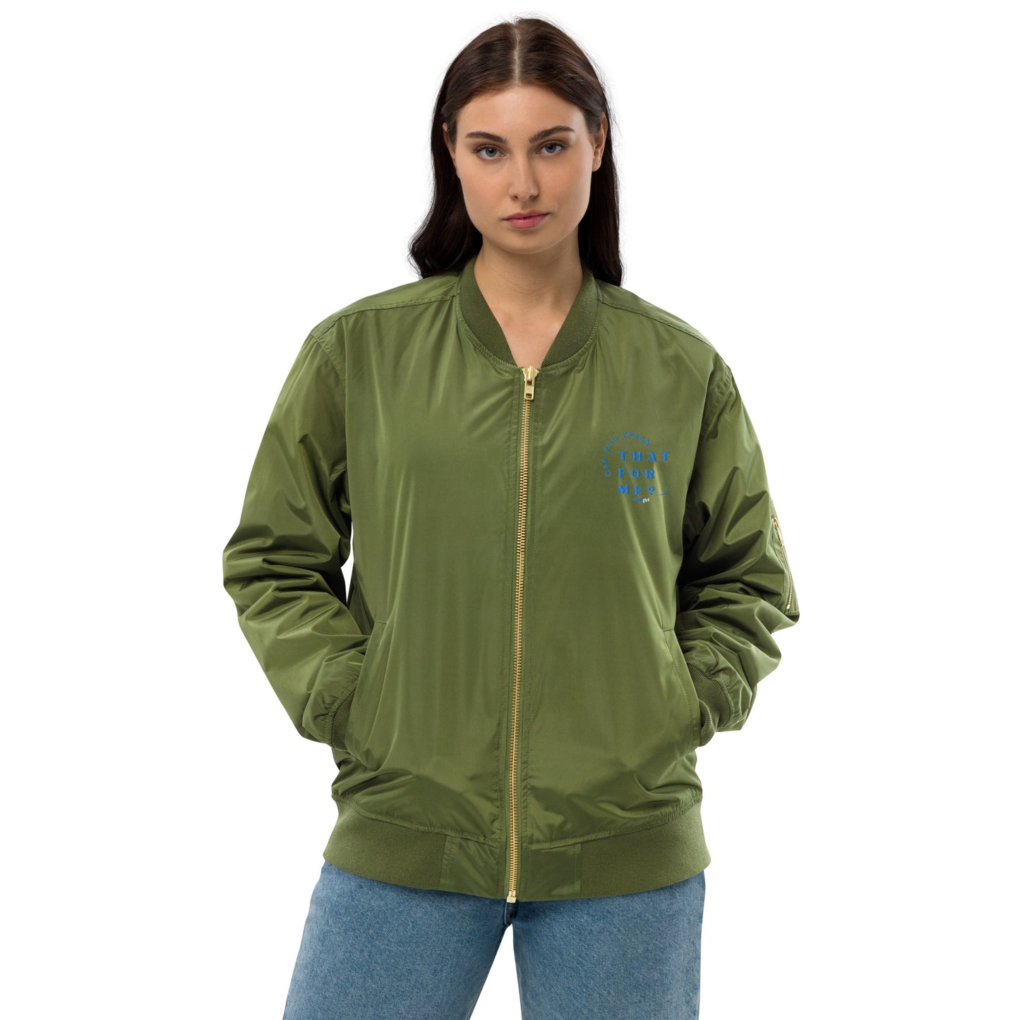 Premium recycled bomber jacket - Can you reach that for me?