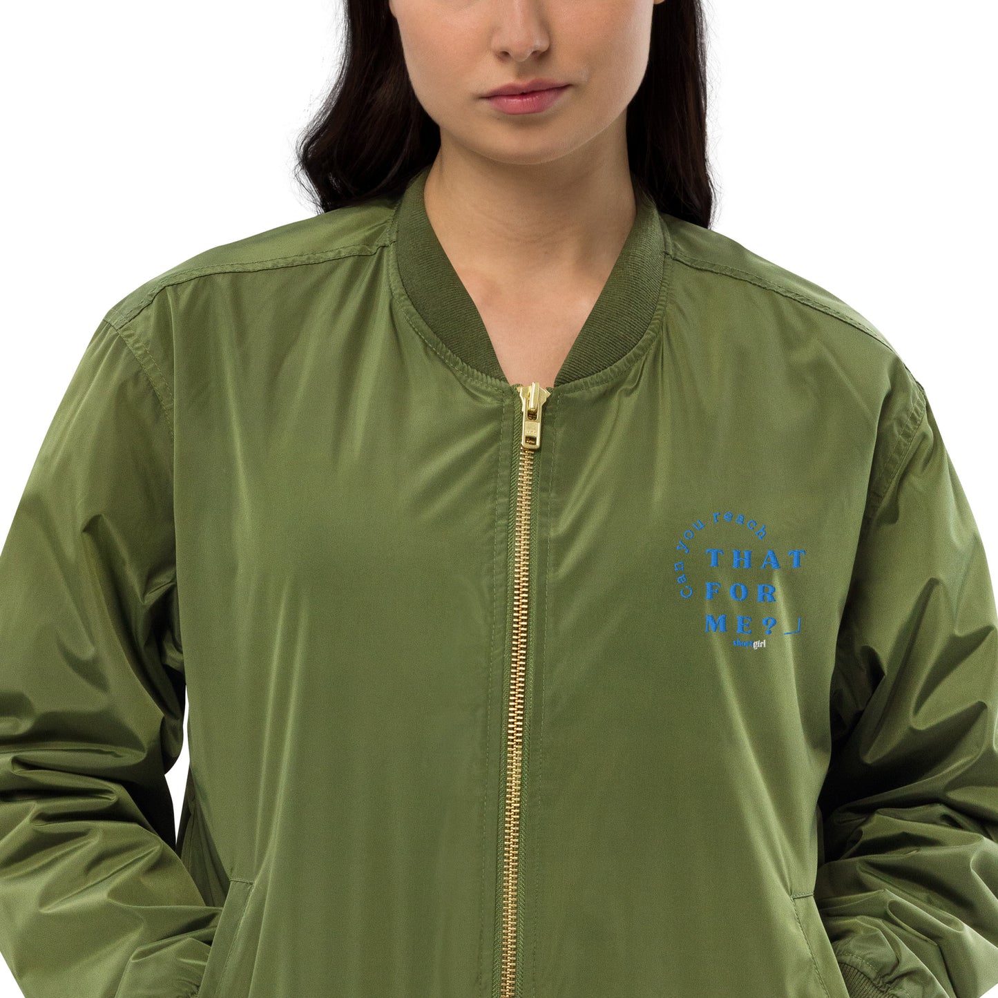 Premium recycled bomber jacket - Can you reach that for me?