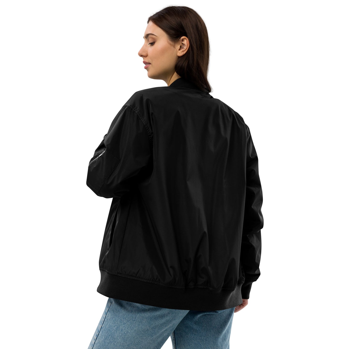 Premium recycled bomber jacket - Everyone loves a shortgirl