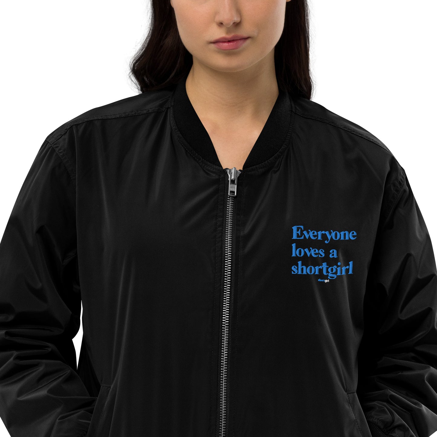 Premium recycled bomber jacket - Everyone loves a shortgirl