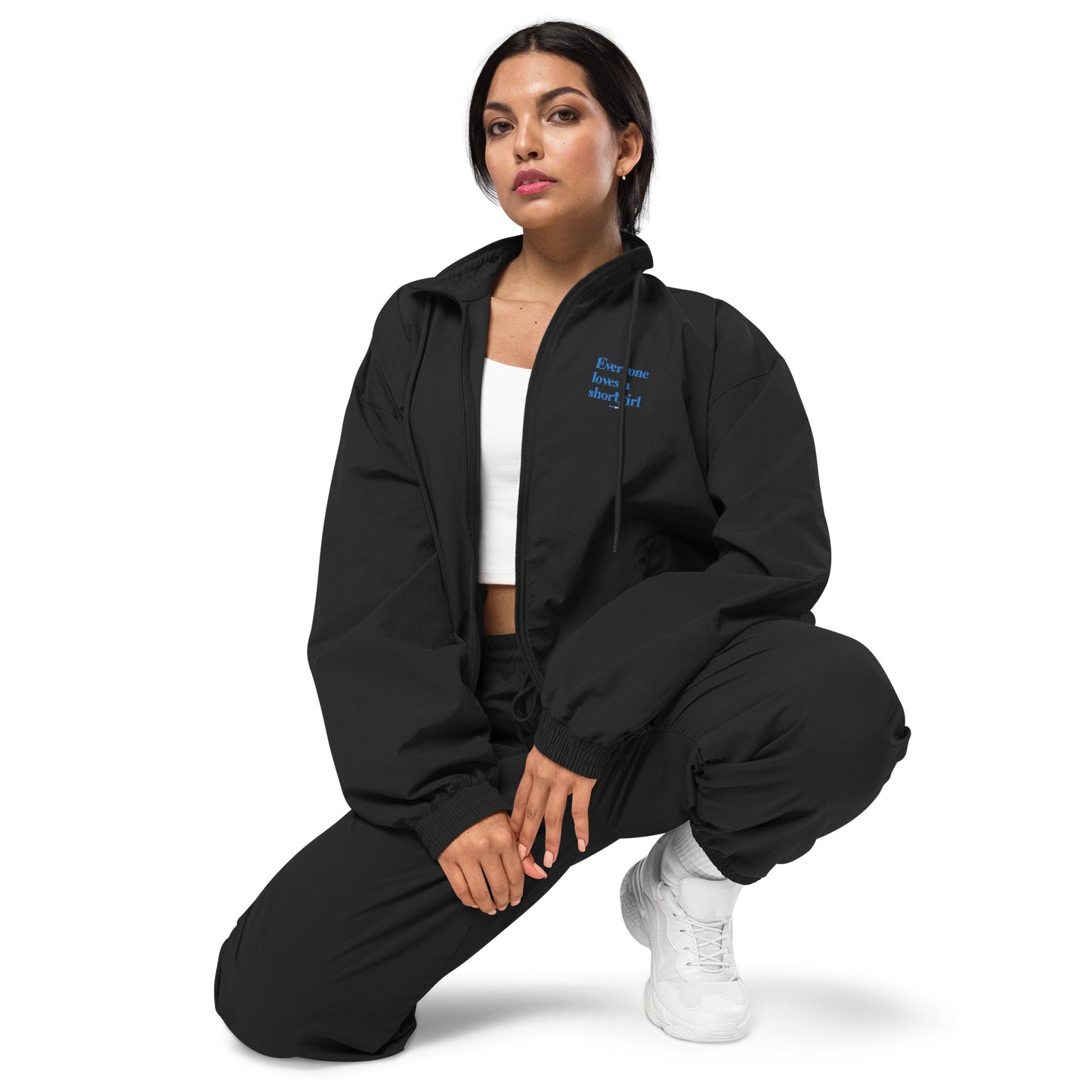 Recycled tracksuit jacket - Everyone loves a shortgirl