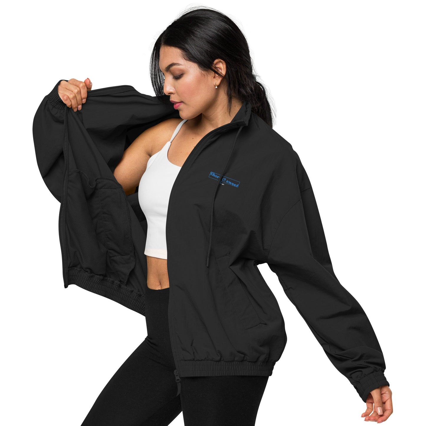 Recycled tracksuit jacket - Short & sweet
