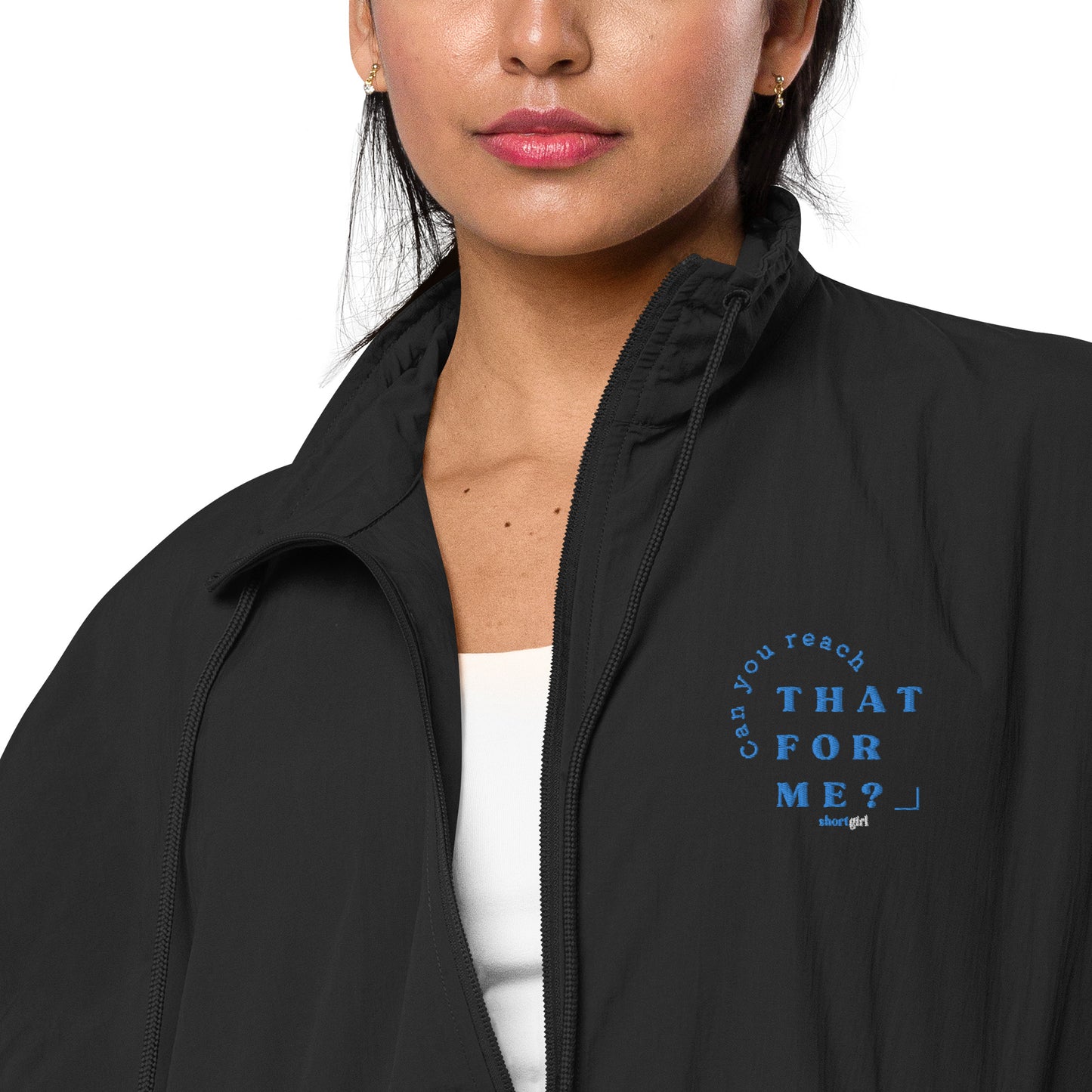 Recycled tracksuit jacket - Can you reach that for me?