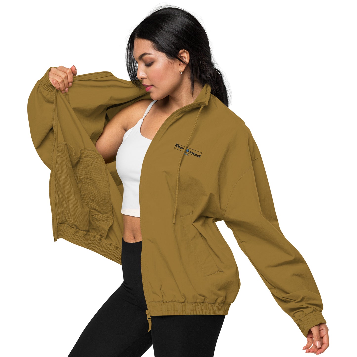 Recycled tracksuit jacket - Short & sweet
