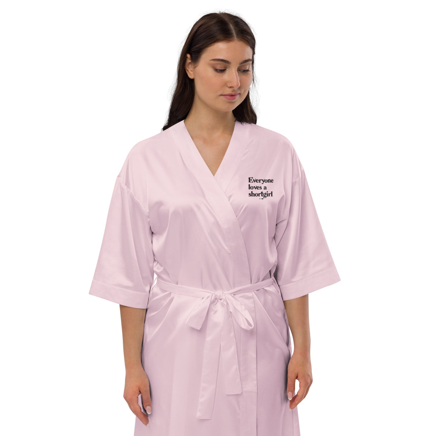 Satin robe - Everyone loves a shortgirl