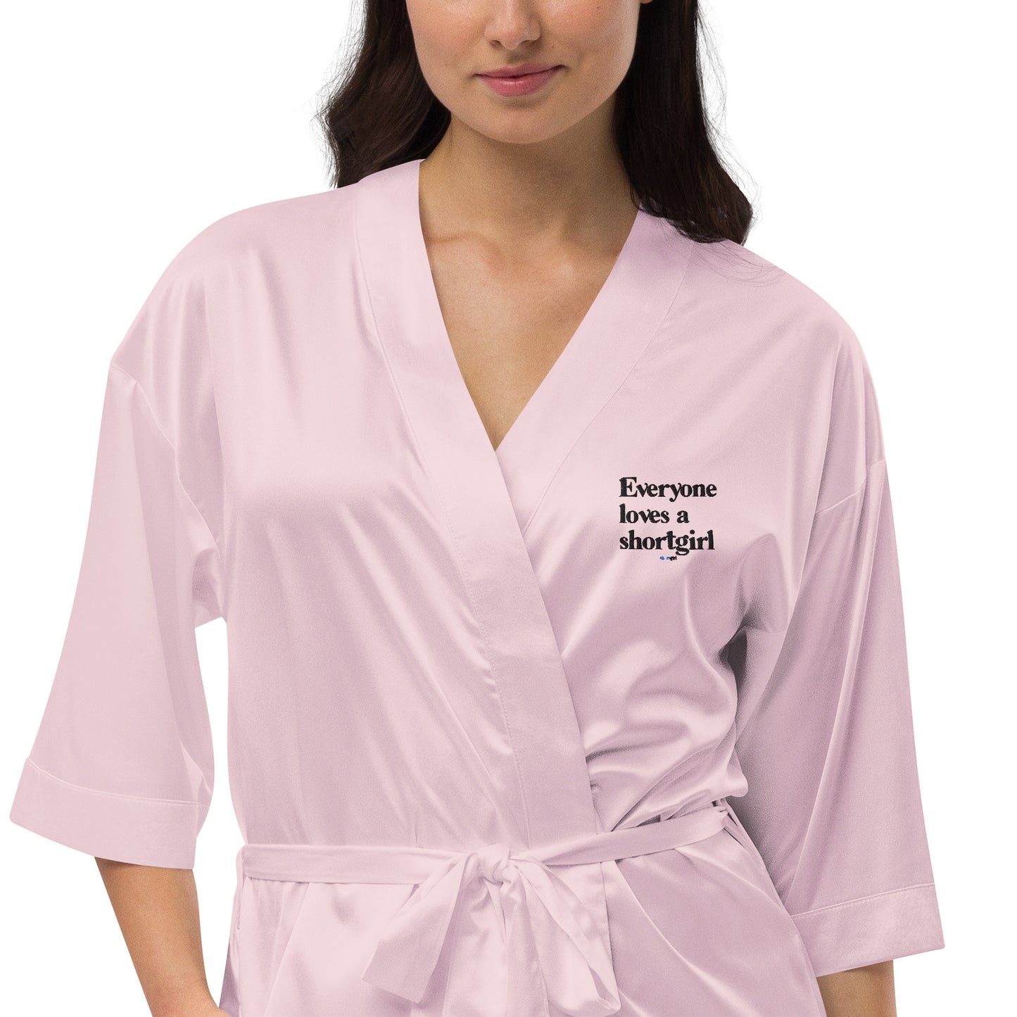 Satin robe - Everyone loves a shortgirl