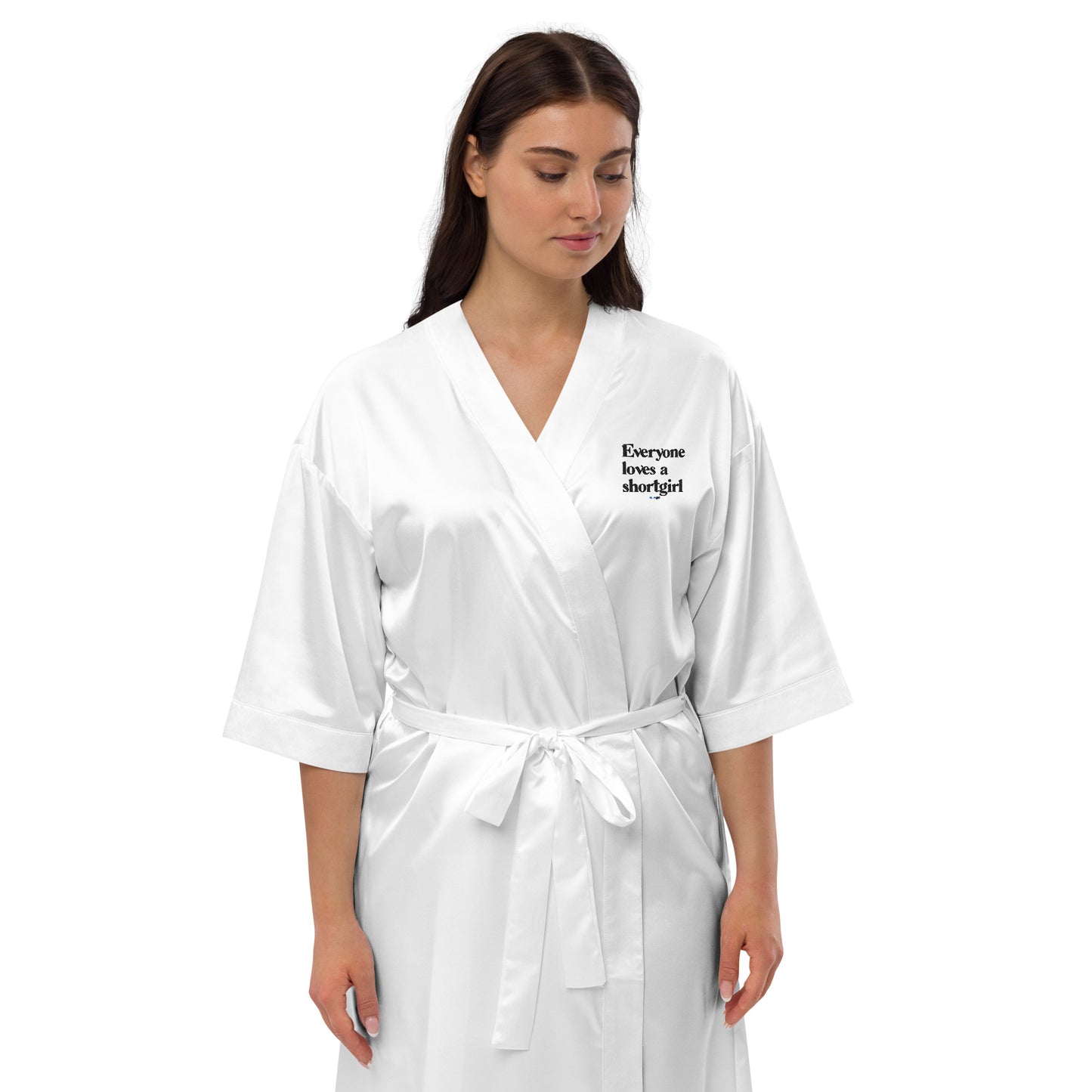 Satin robe - Everyone loves a shortgirl