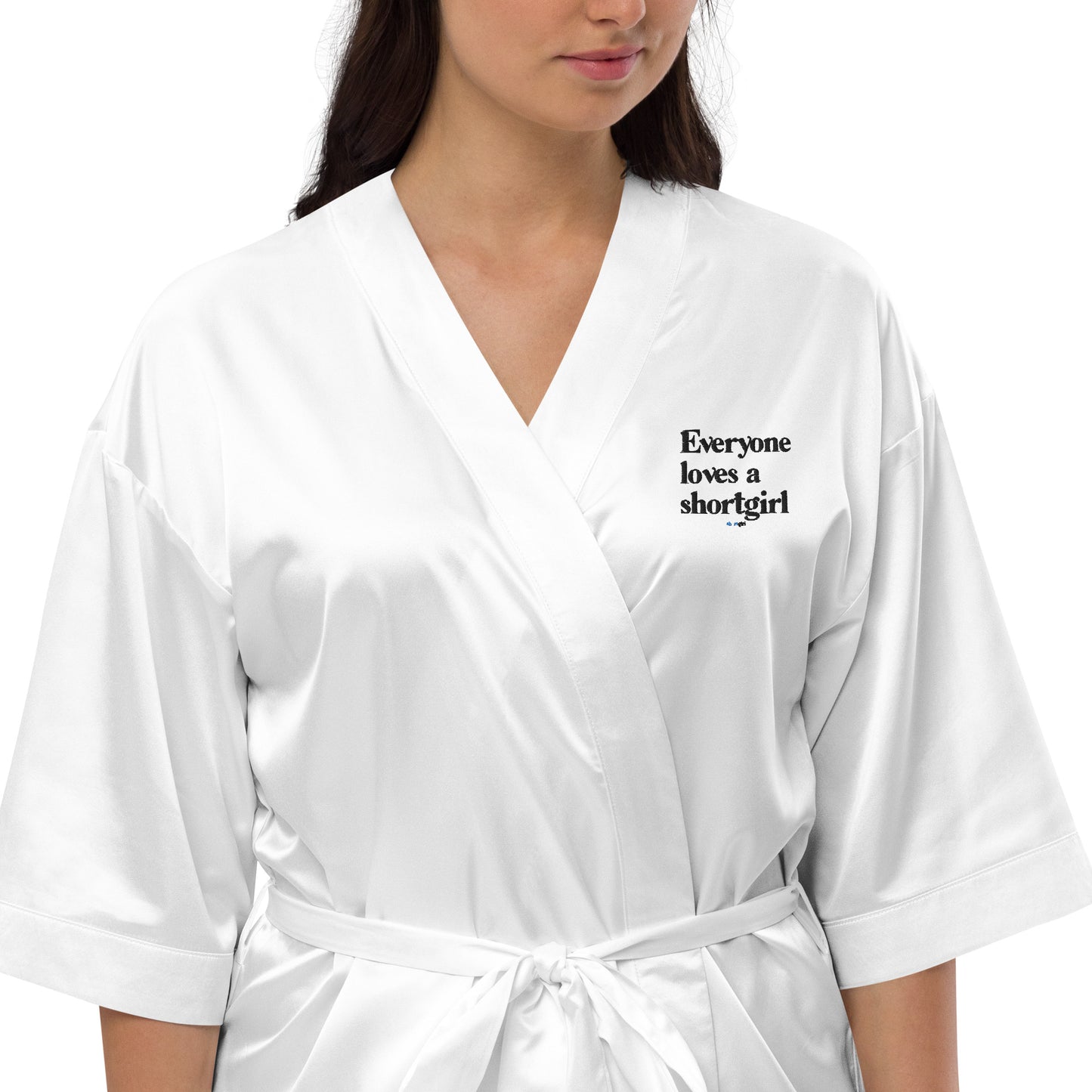 Satin robe - Everyone loves a shortgirl