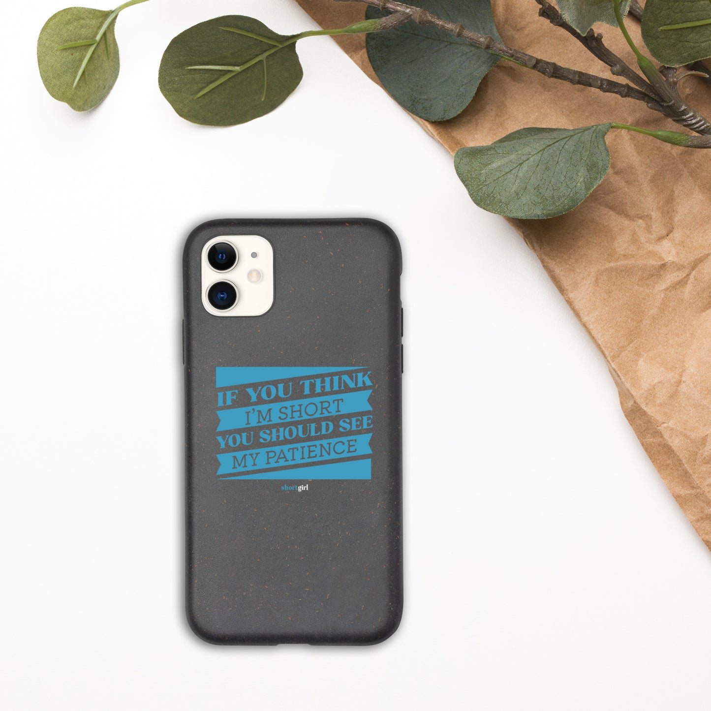 Speckled iPhone - If you think I'm short, you should see my patience