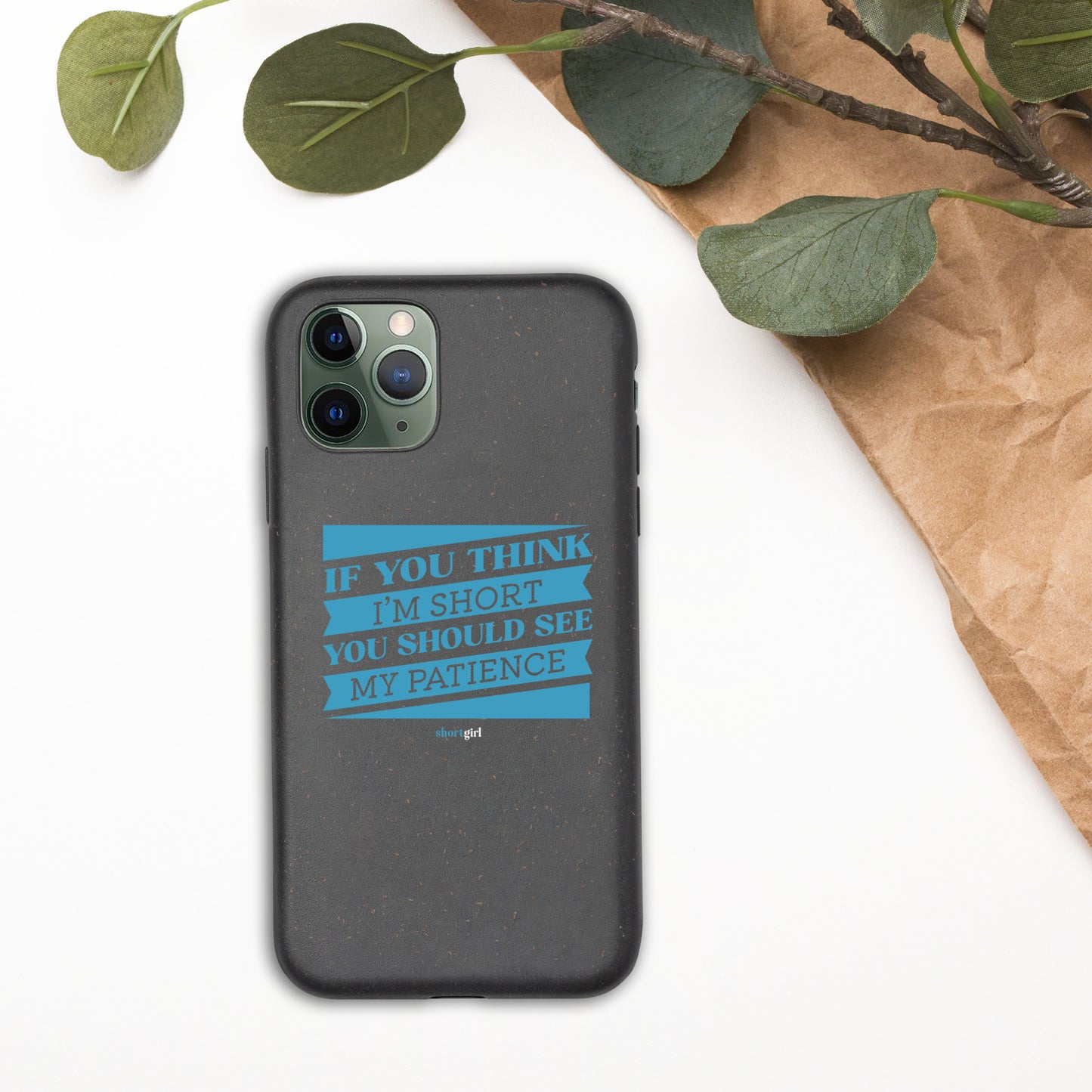 Speckled iPhone - If you think I'm short, you should see my patience