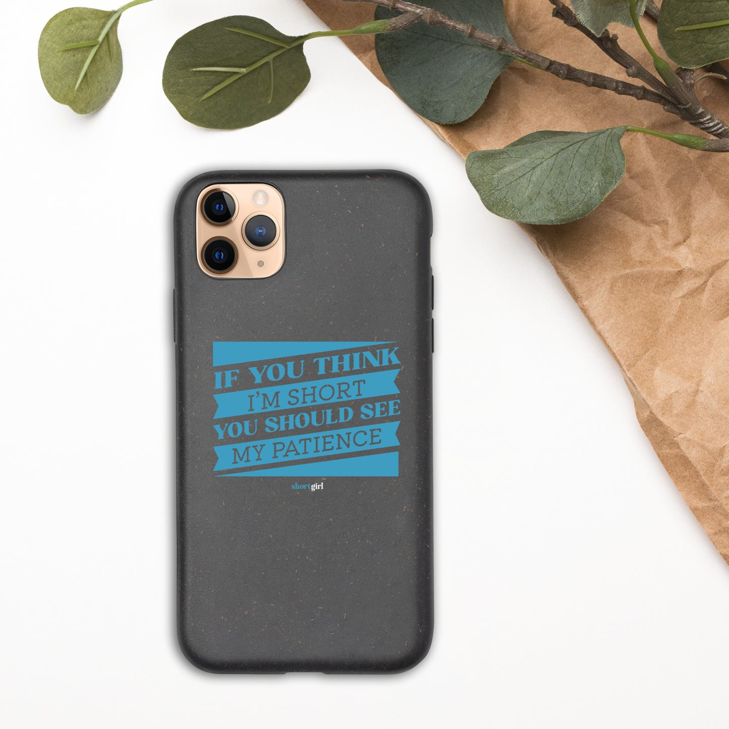Speckled iPhone - If you think I'm short, you should see my patience