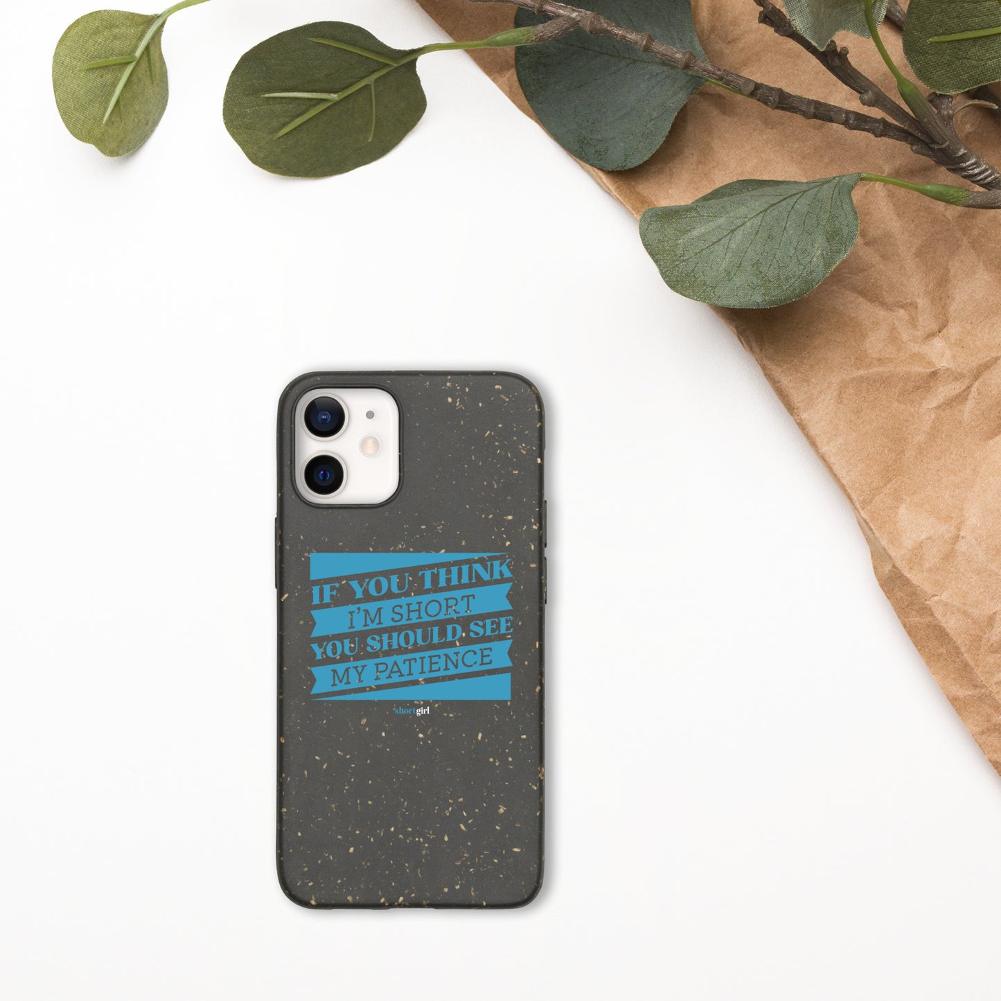 Speckled iPhone - If you think I'm short, you should see my patience