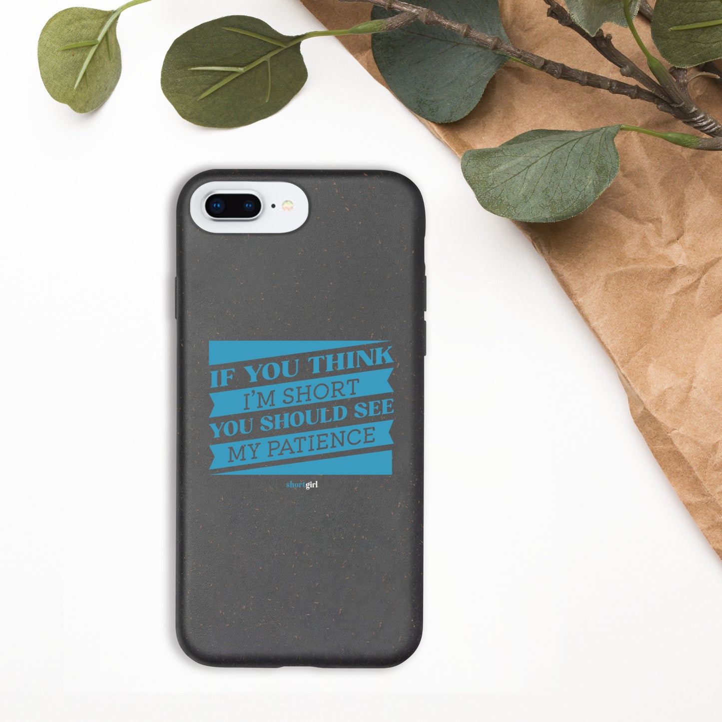 Speckled iPhone - If you think I'm short, you should see my patience