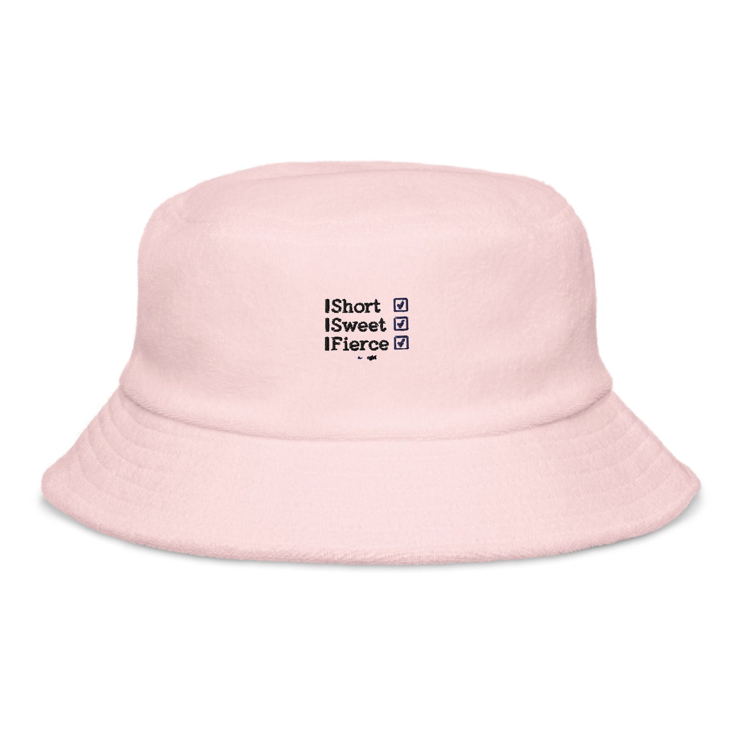 Terry cloth bucket hat - Short, Sweet, Fierce