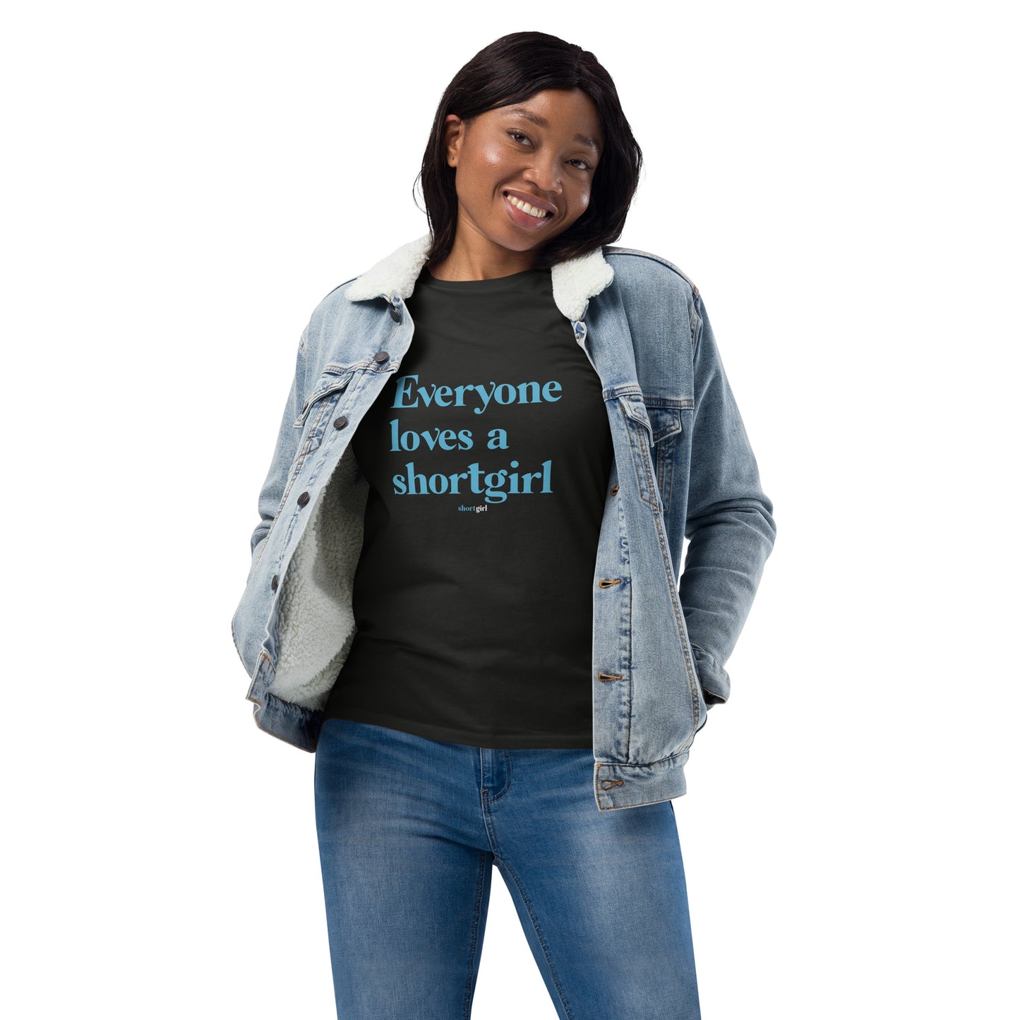 Unisex fashion long sleeve shirt - - Everyone loves a short girl