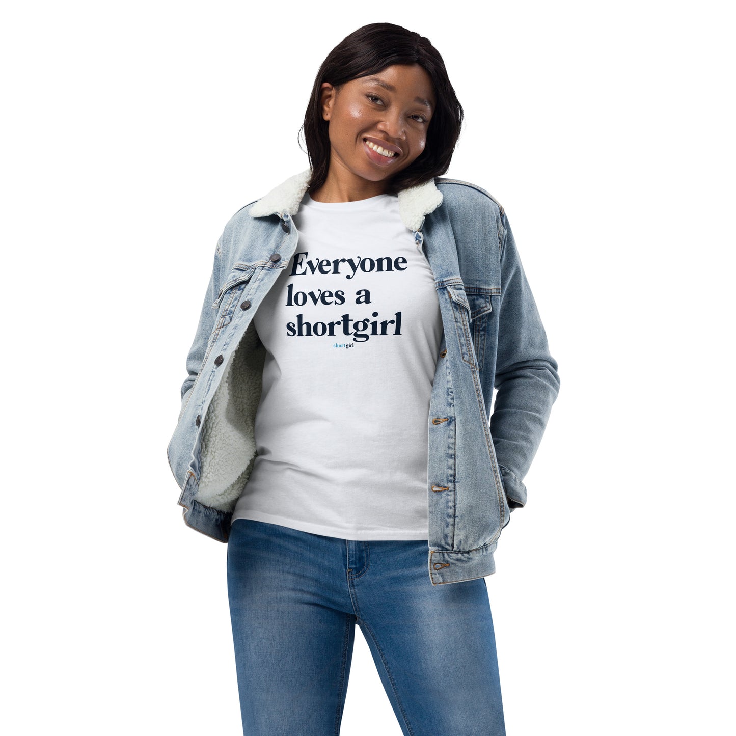 Unisex fashion long sleeve shirt - Everyone loves a shortgirl