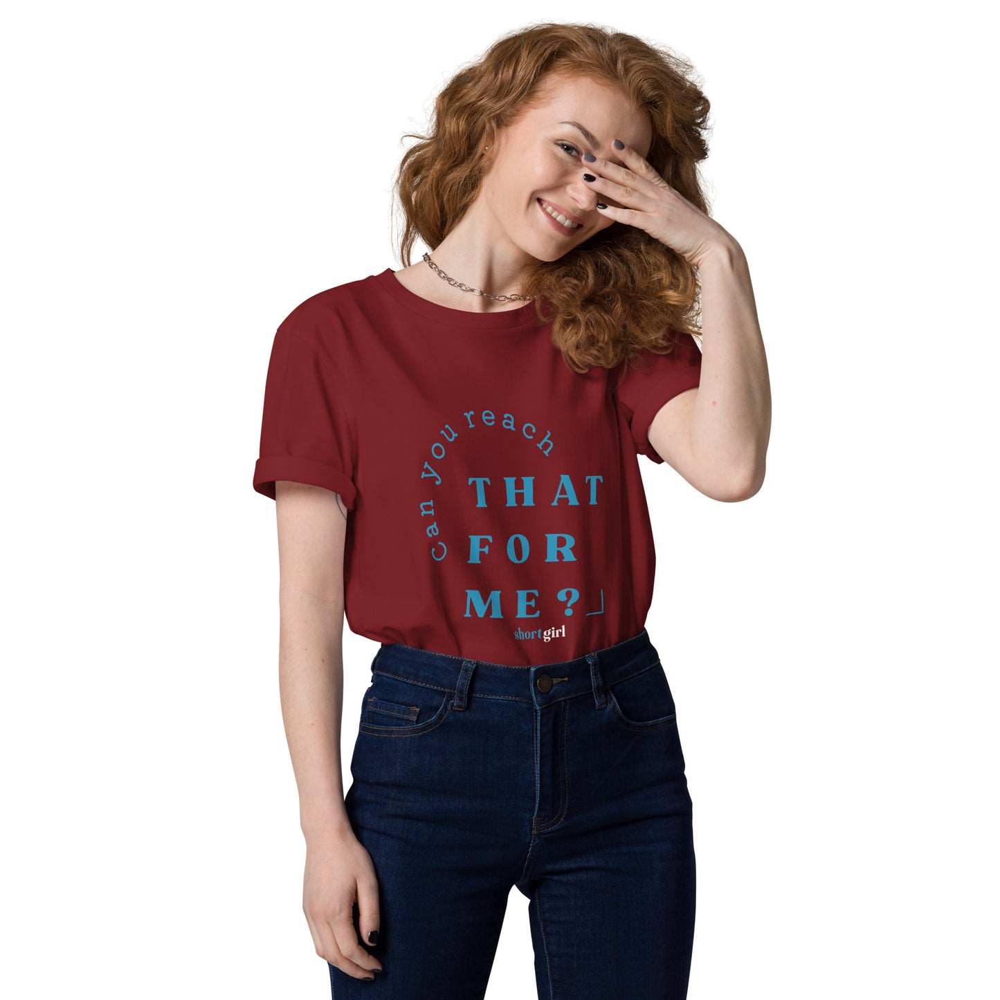 Unisex organic cotton t-shirt - Can you reach that for me
