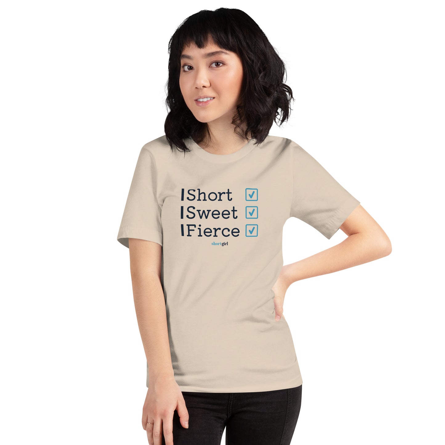 Unisex t-shirt - Short, Sweet, Fierce
